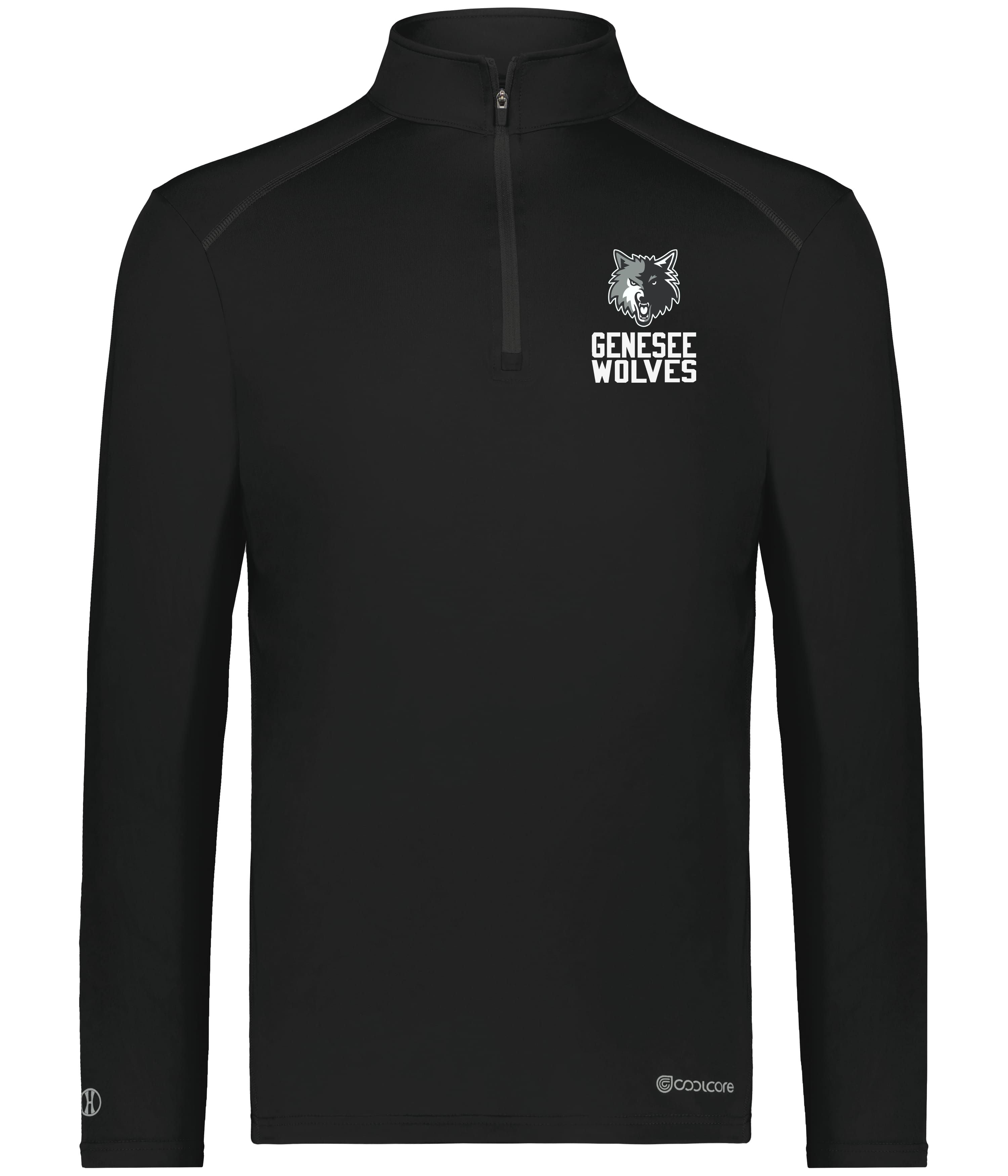 Genesee Wolves Youth Cool Core 1/4 Zip Pullover - GWPTO