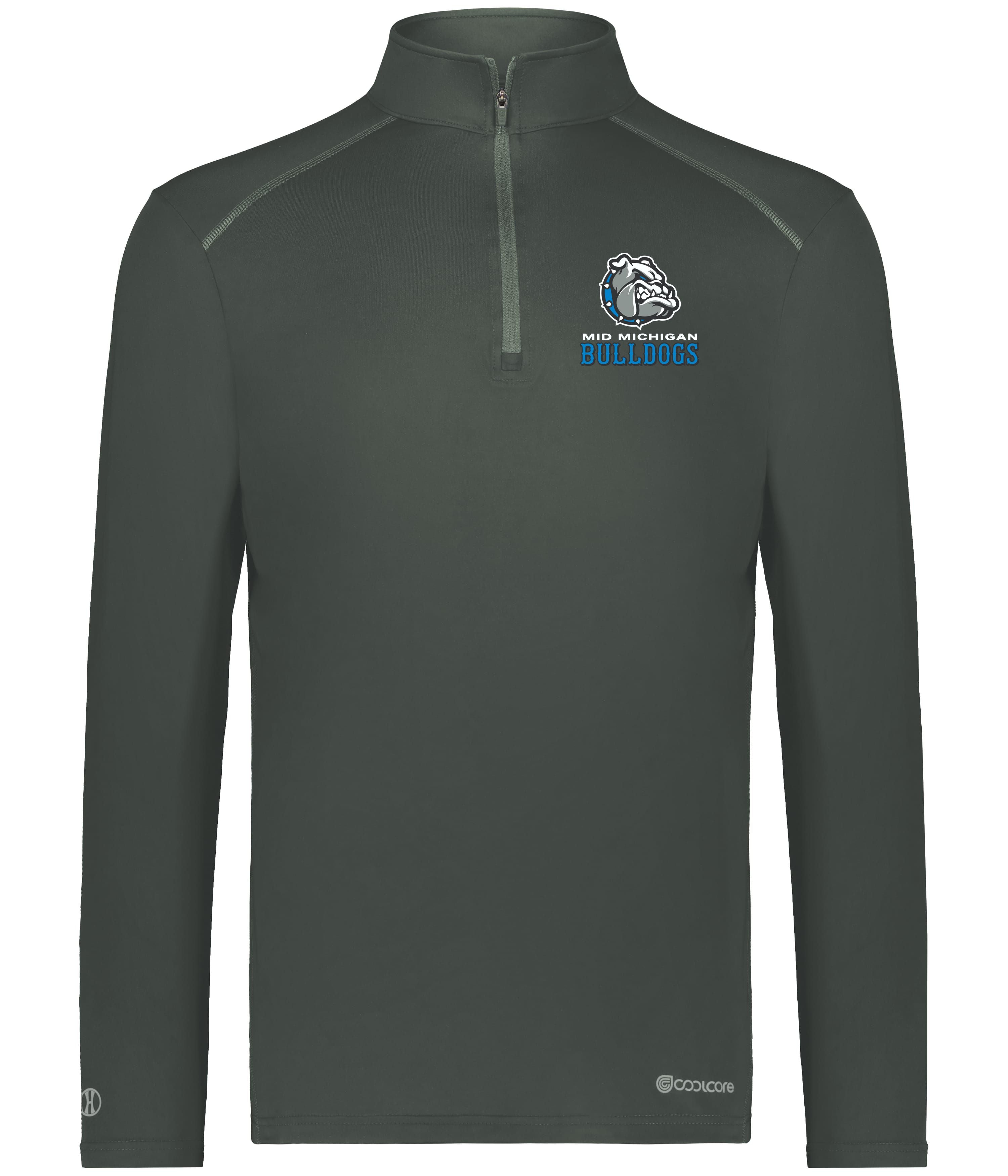 Mid Michigan Bulldogs Cool Core 1/4 Zip Pullover