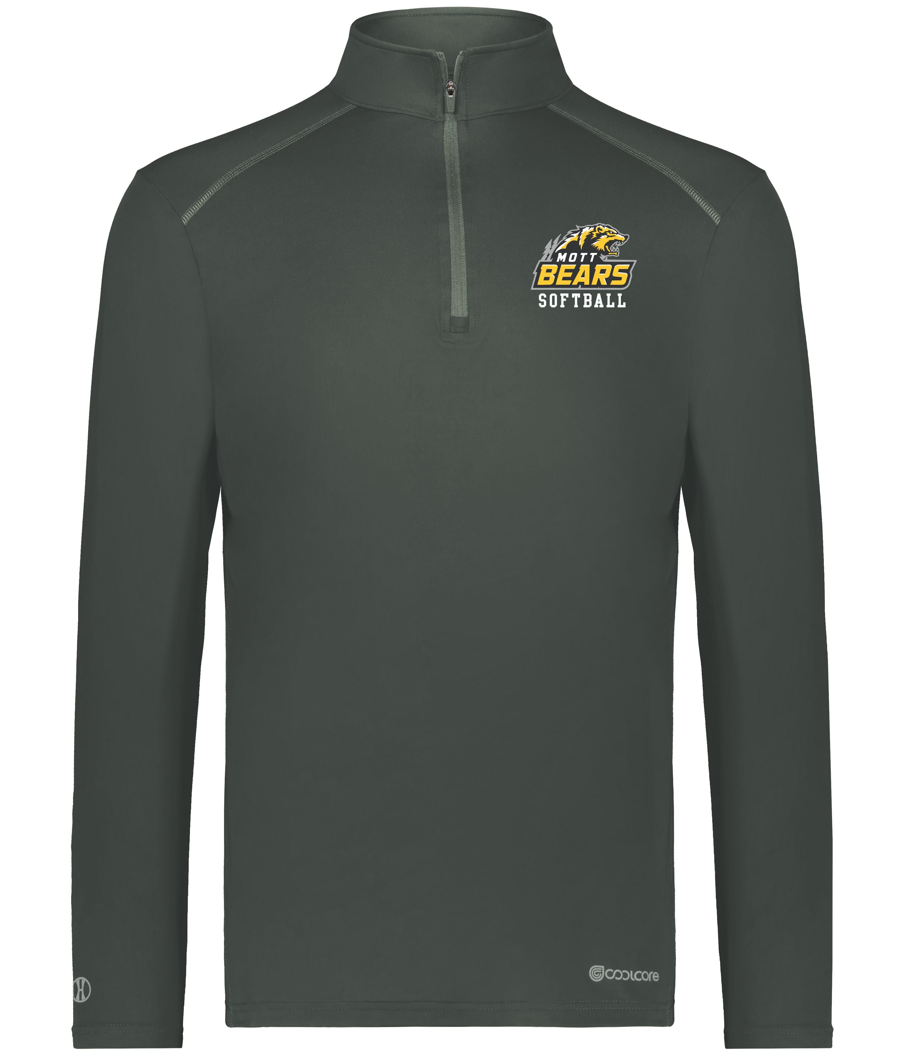 Mott CC Softball Cool Core 1/4 Zip Pullover