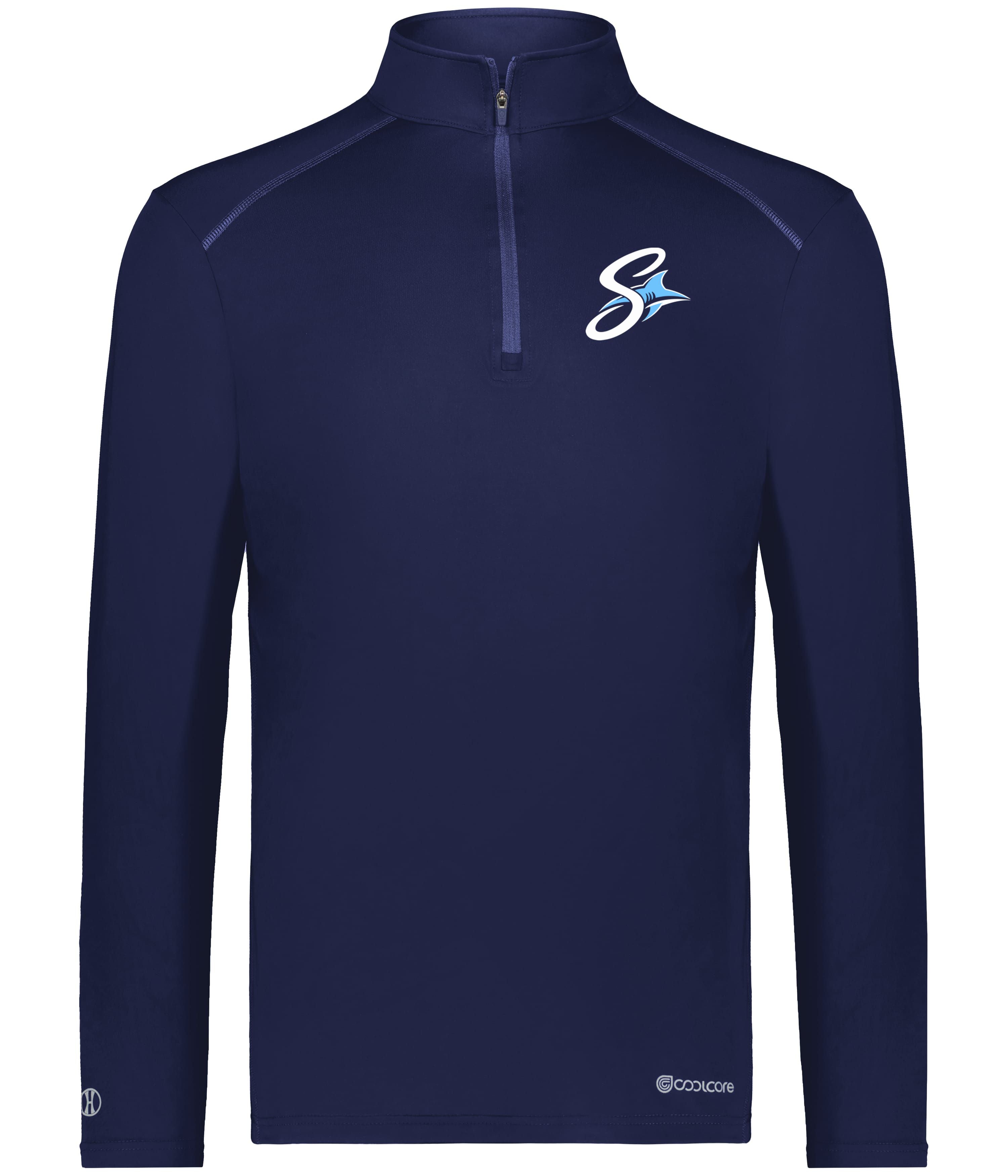 Sharks Softball Cool Core 1/4 Zip Pullover