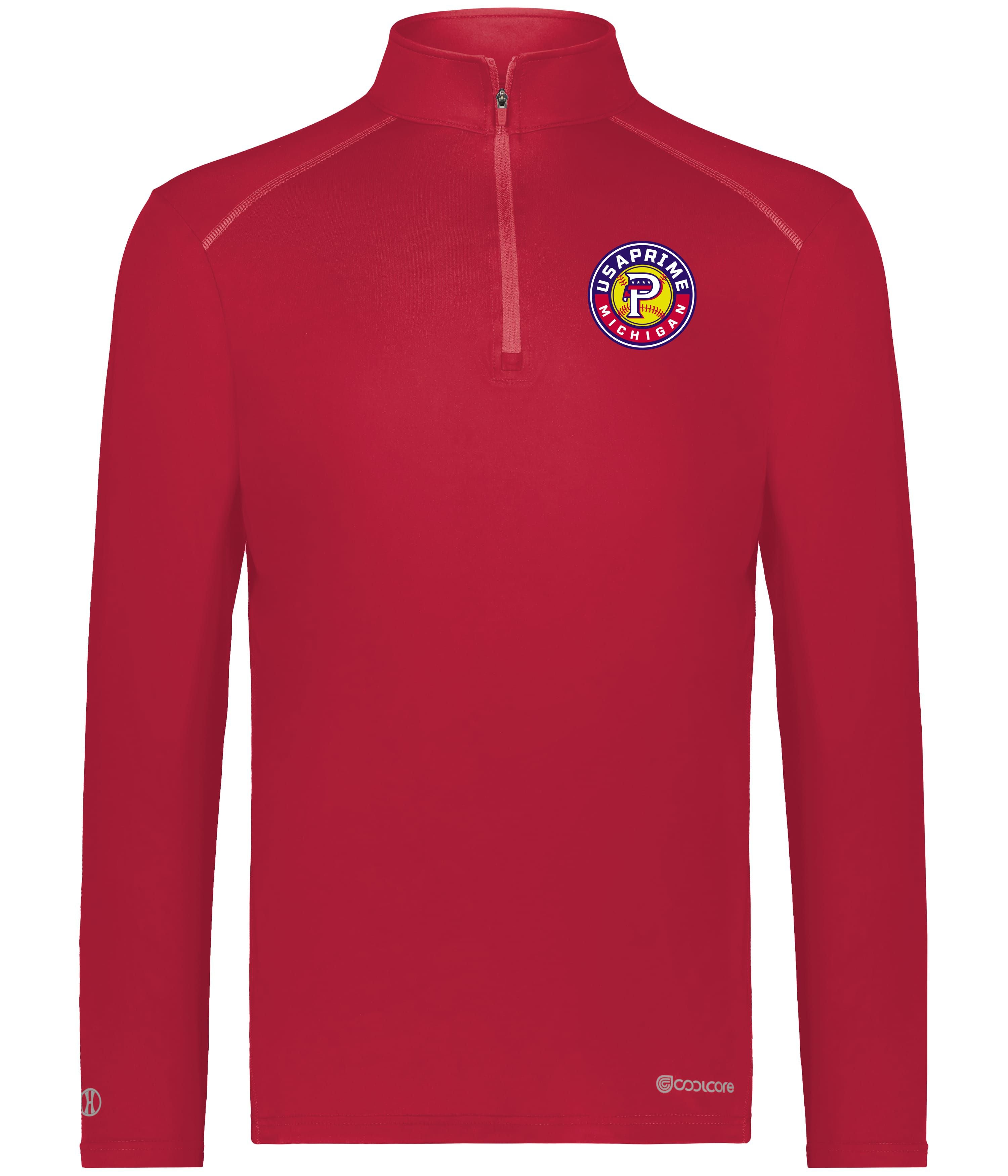 USA Prime Softball Cool Core 1/4 Zip Pullover