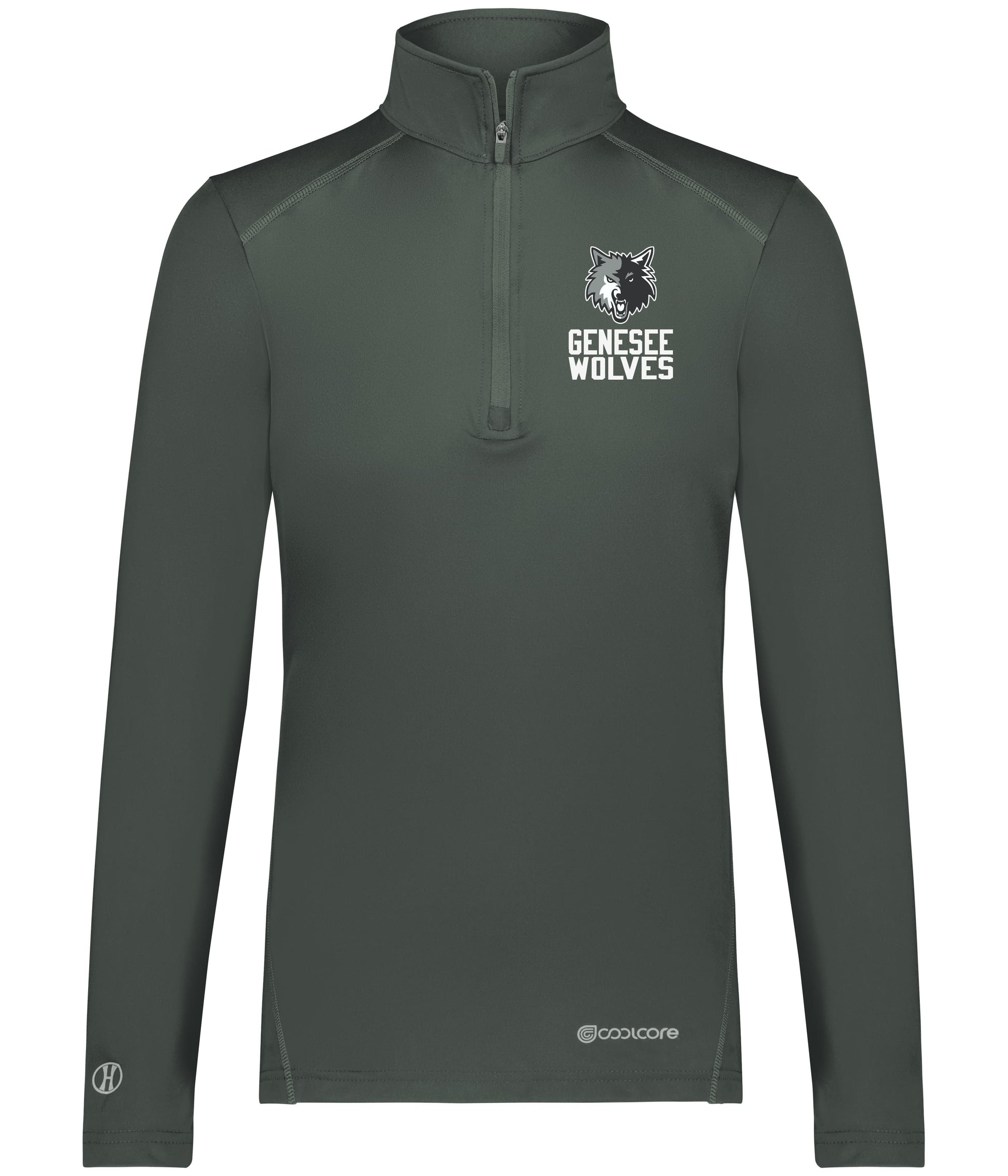 Genesee Wolves Cool Core 1/4 Zip Pullover - GWPTO