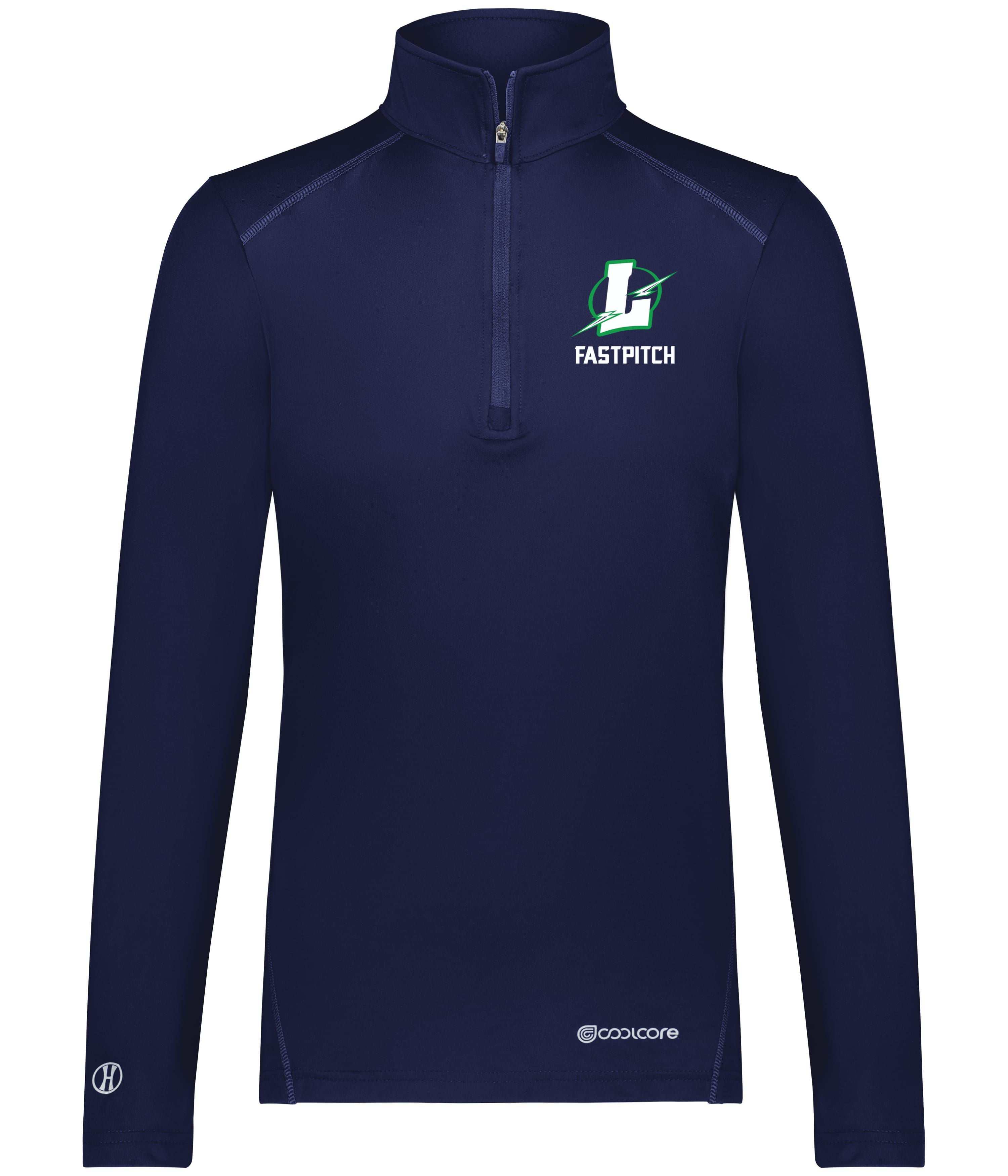Lapeer Fastpitch Cool Core 1/4 Zip Pullover