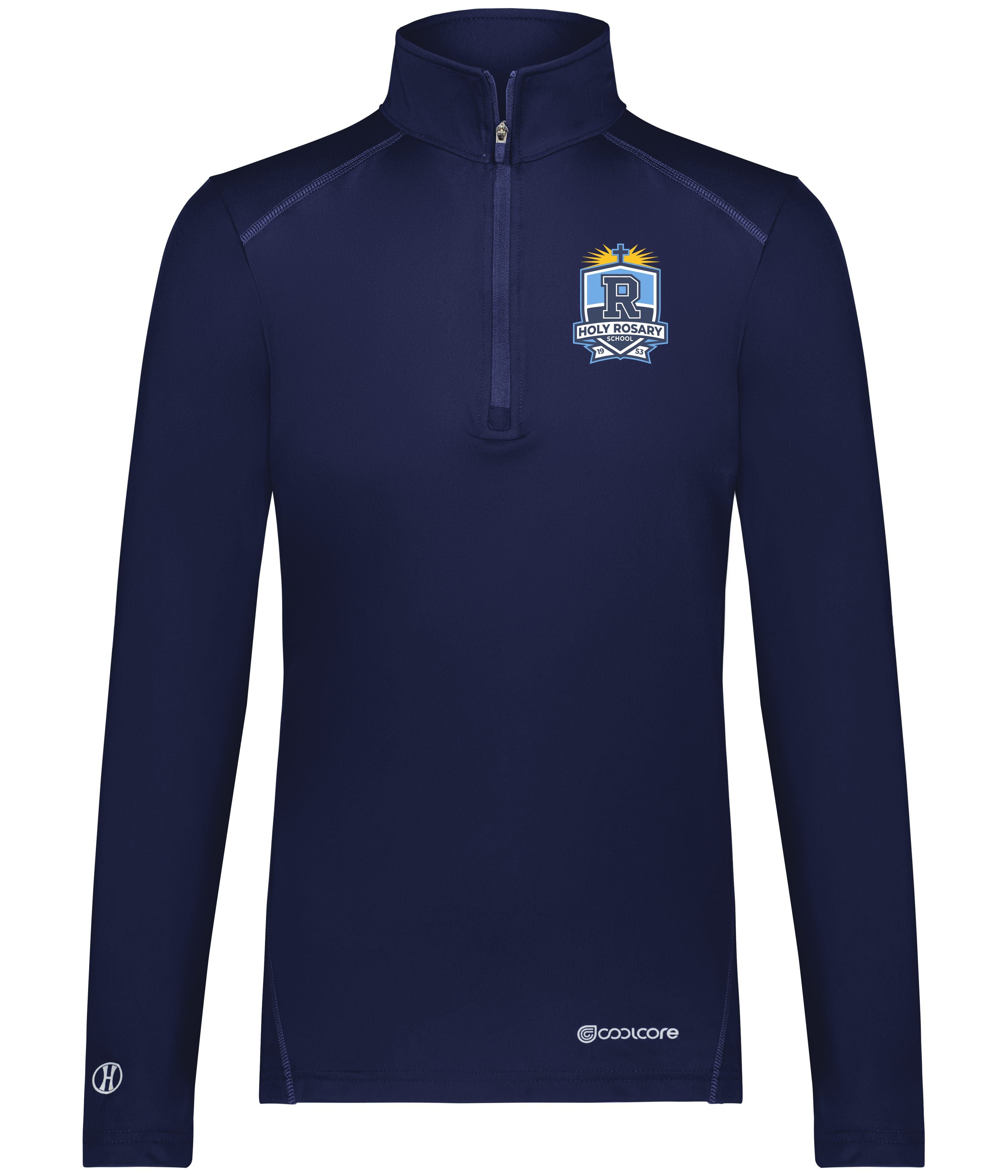 Holy Rosary Cool Core Embroidered 1/4 Zip Pullover