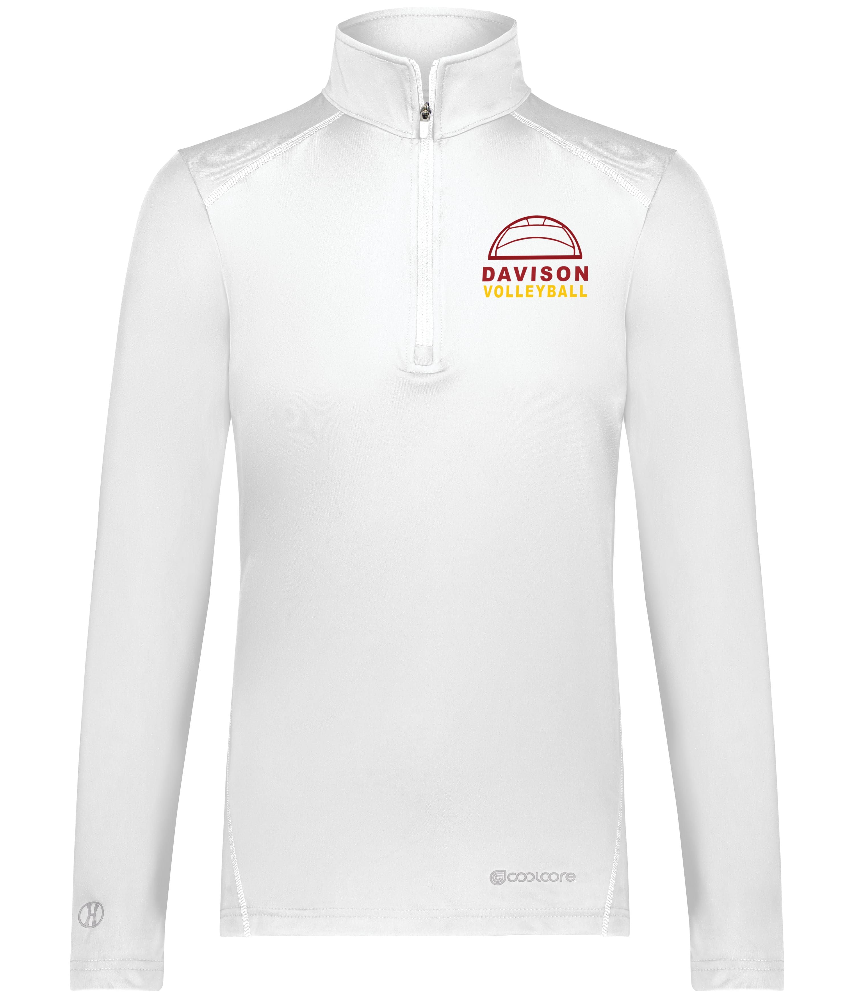 Davison Volleyball Cool Core 1/4 Zip Pullover