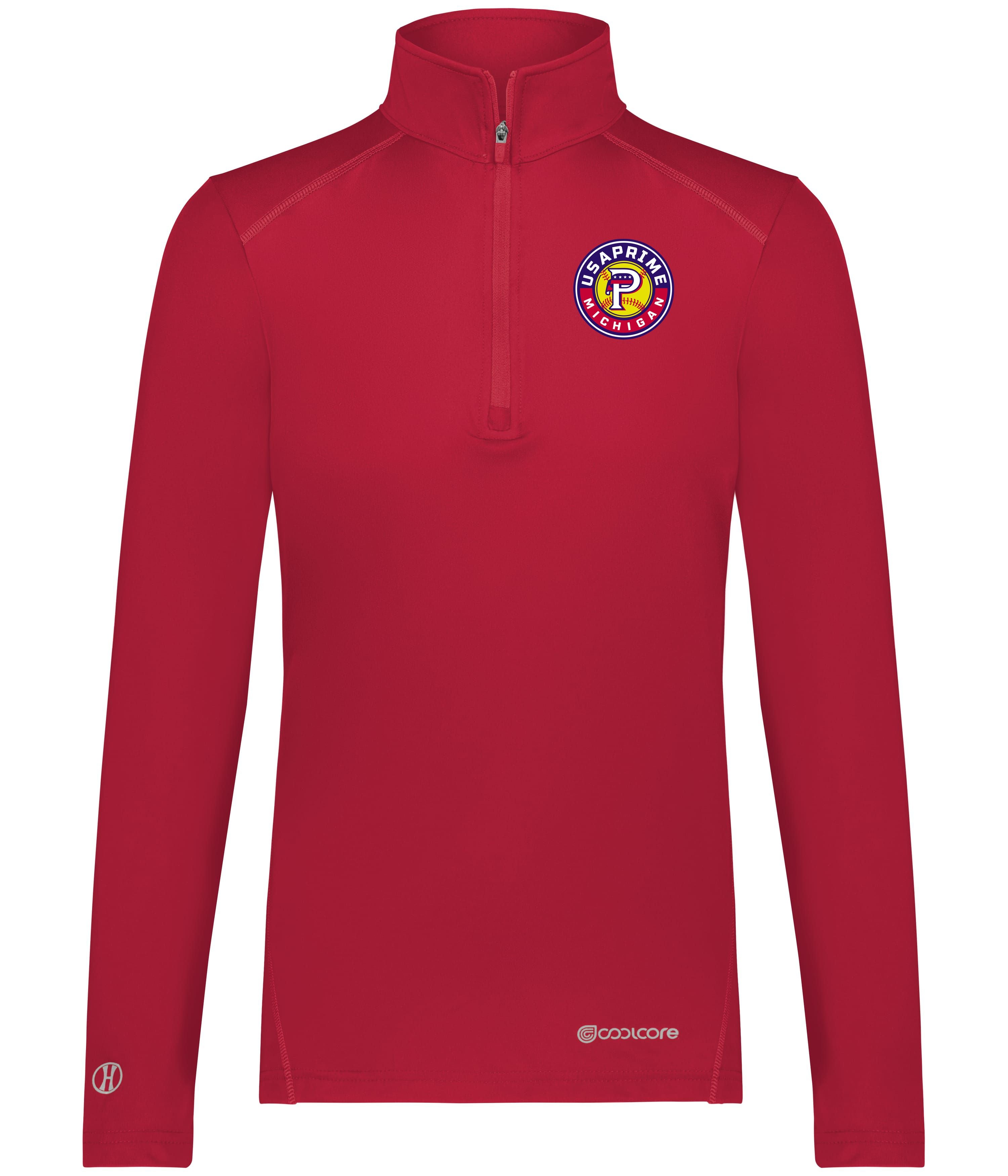 USA Prime Softball Cool Core 1/4 Zip Pullover