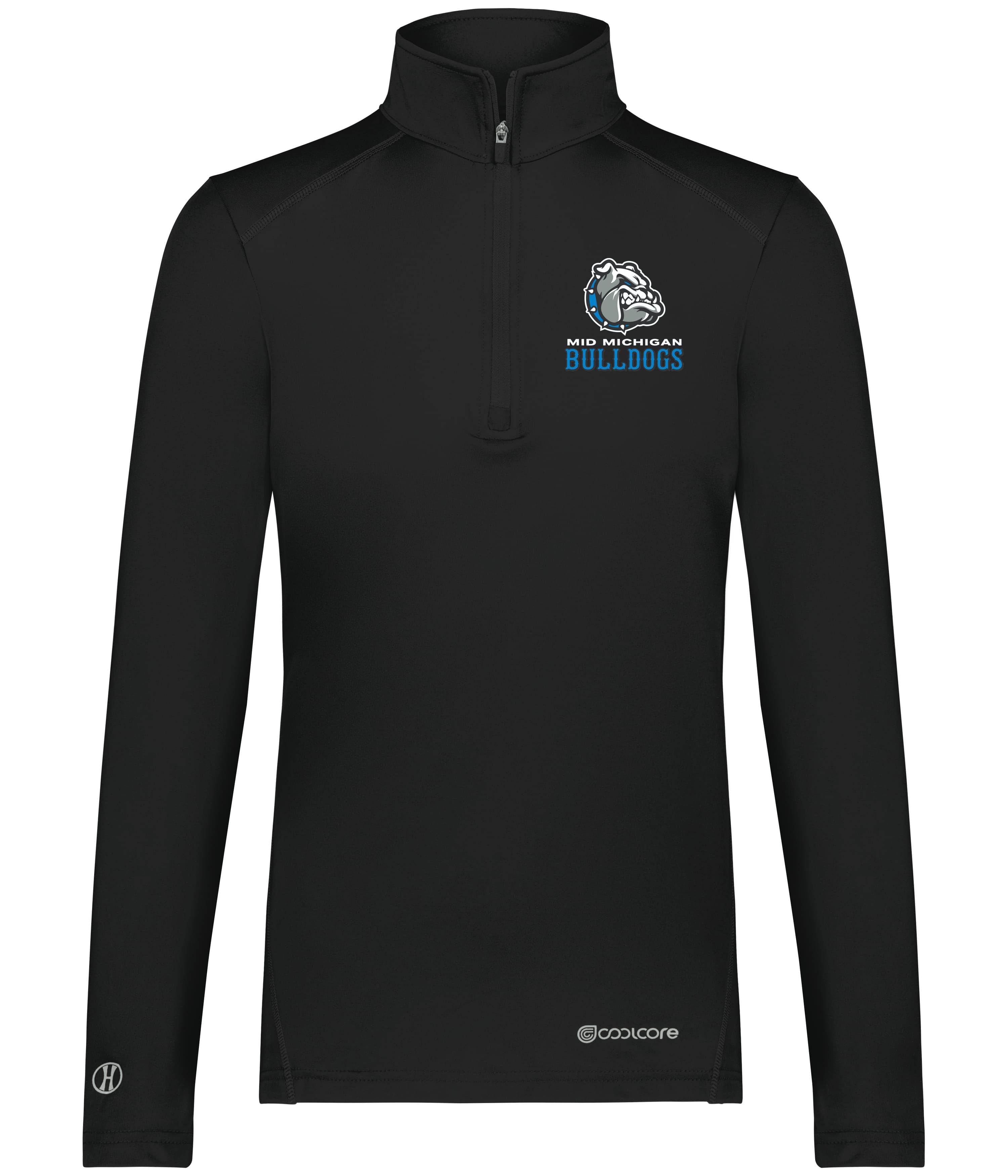 Mid Michigan Bulldogs Cool Core 1/4 Zip Pullover