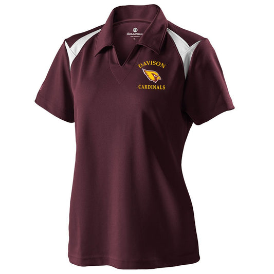 Davison Cardinals Ladies Laser Polo