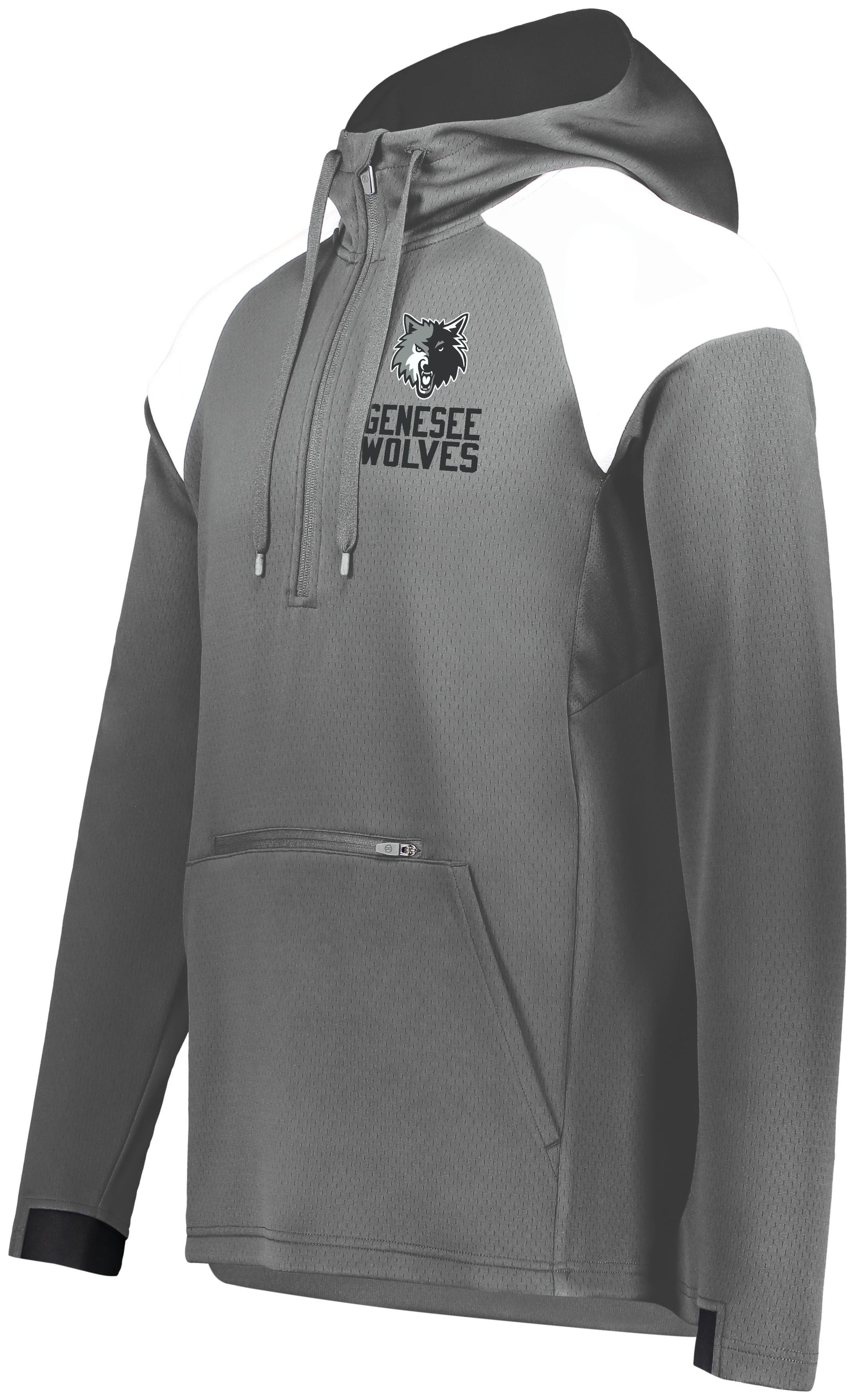 Genesee Wolves Limitless 1/4 Zip Hood