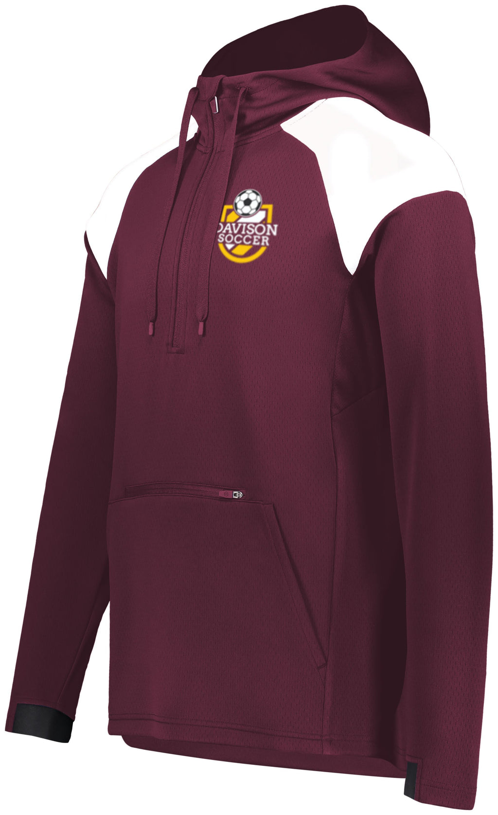 Davison Soccer Limitless 1/4 Zip Hood