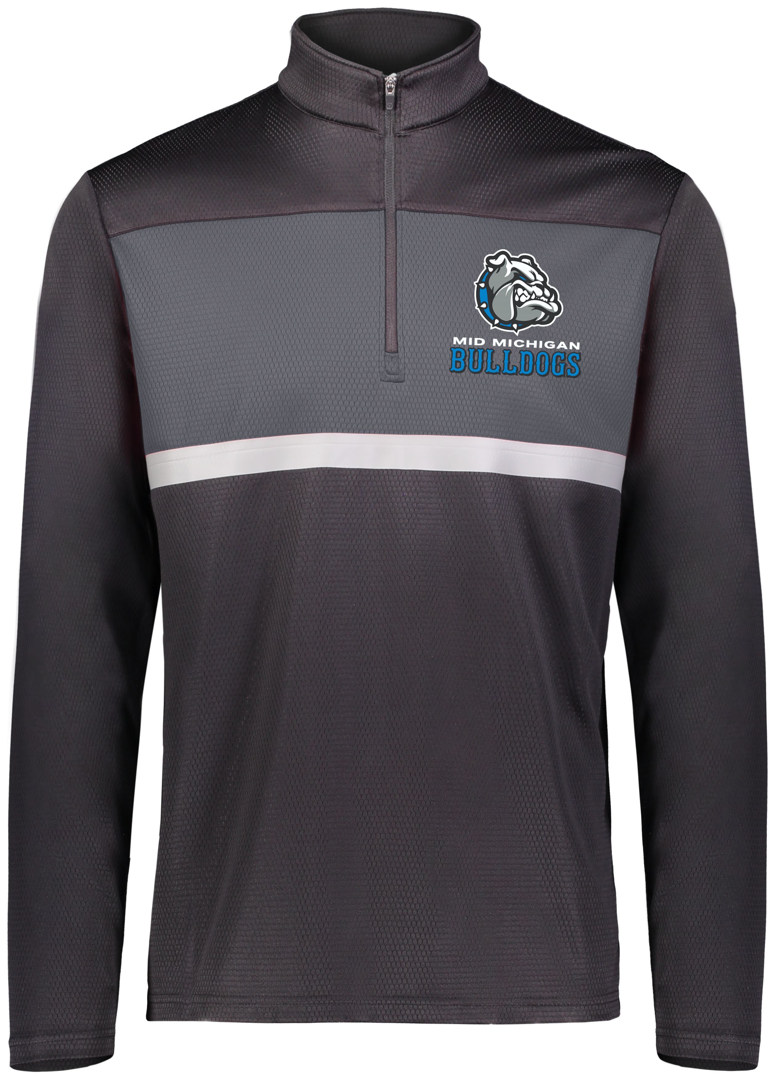 Mid Michigan Bulldogs Prism Bold 1/4 Zip Pullover