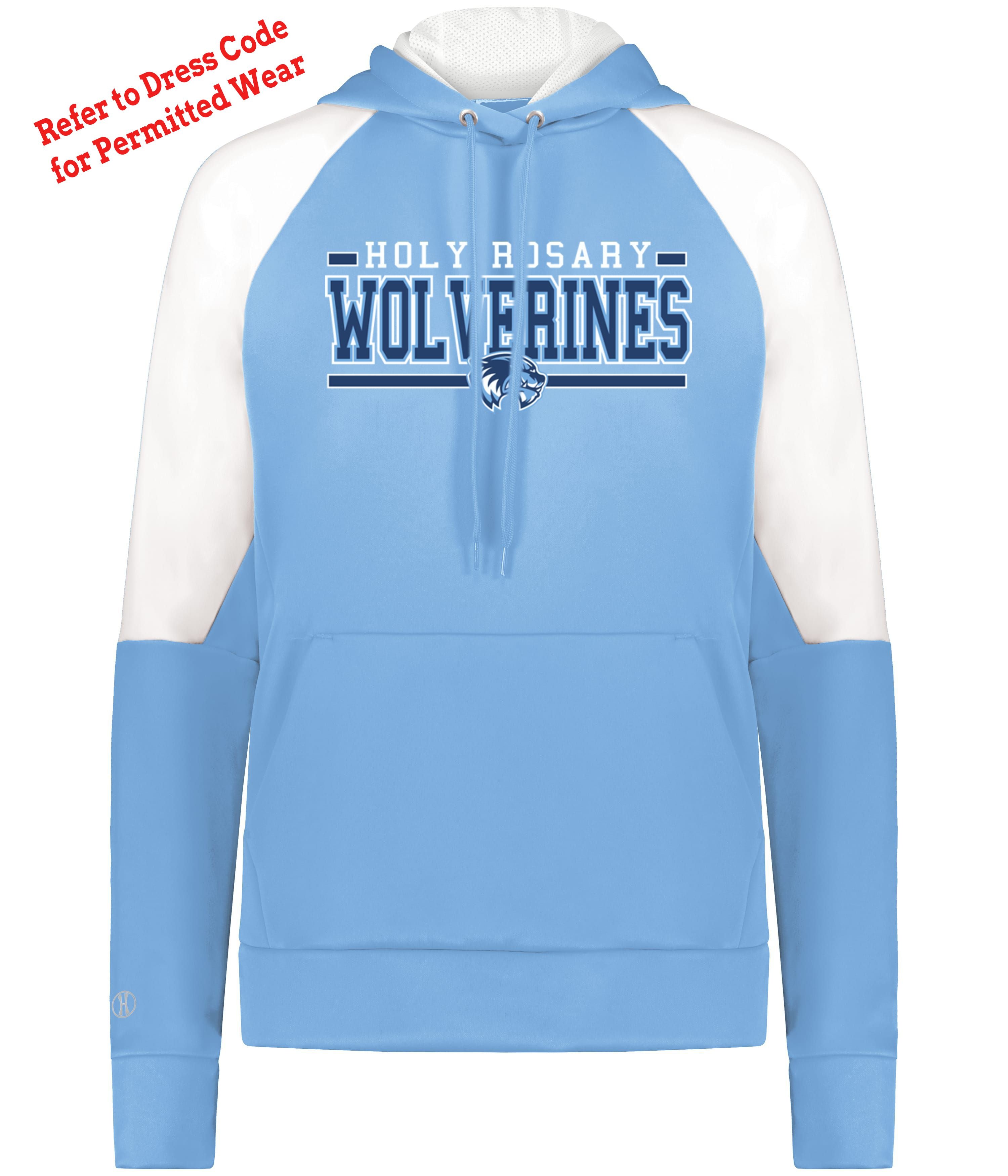 Holy Rosary Momentum Fleece Hood