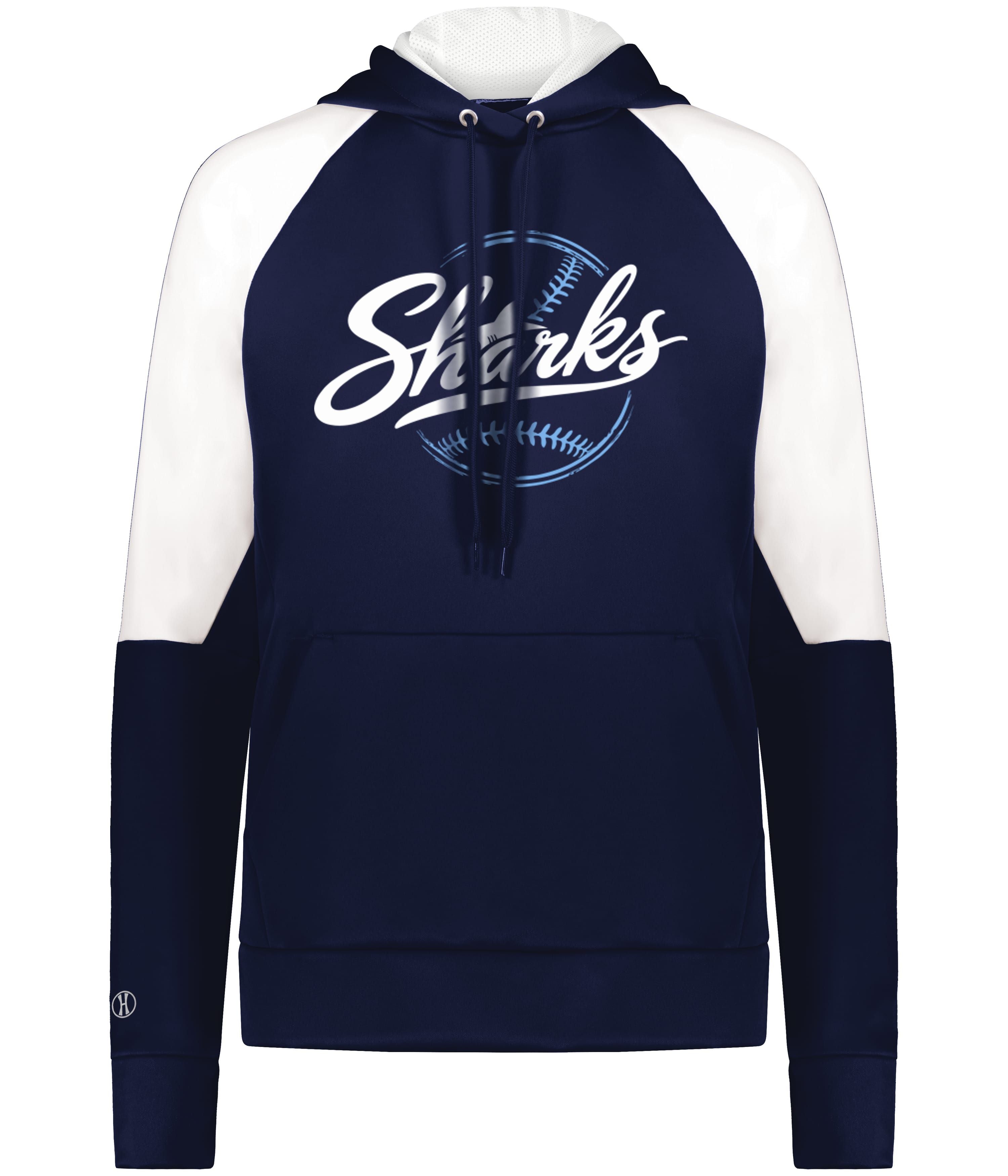Sharks Softball Momentum Fleece Hood