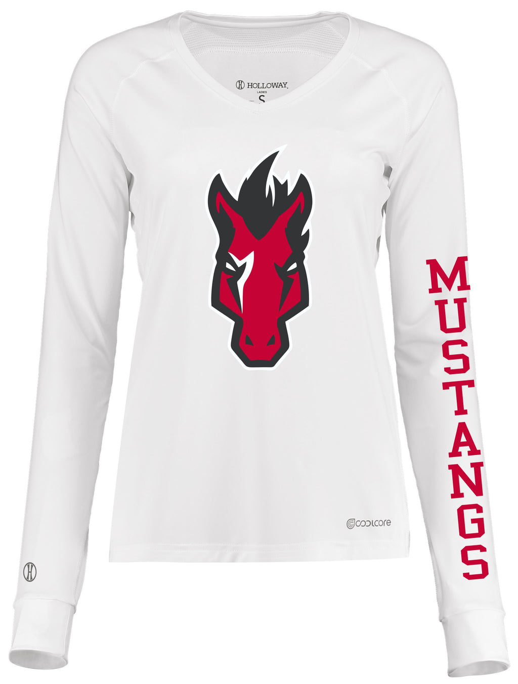 Mustangs Ladies Electrify CoolCore Long Sleeve