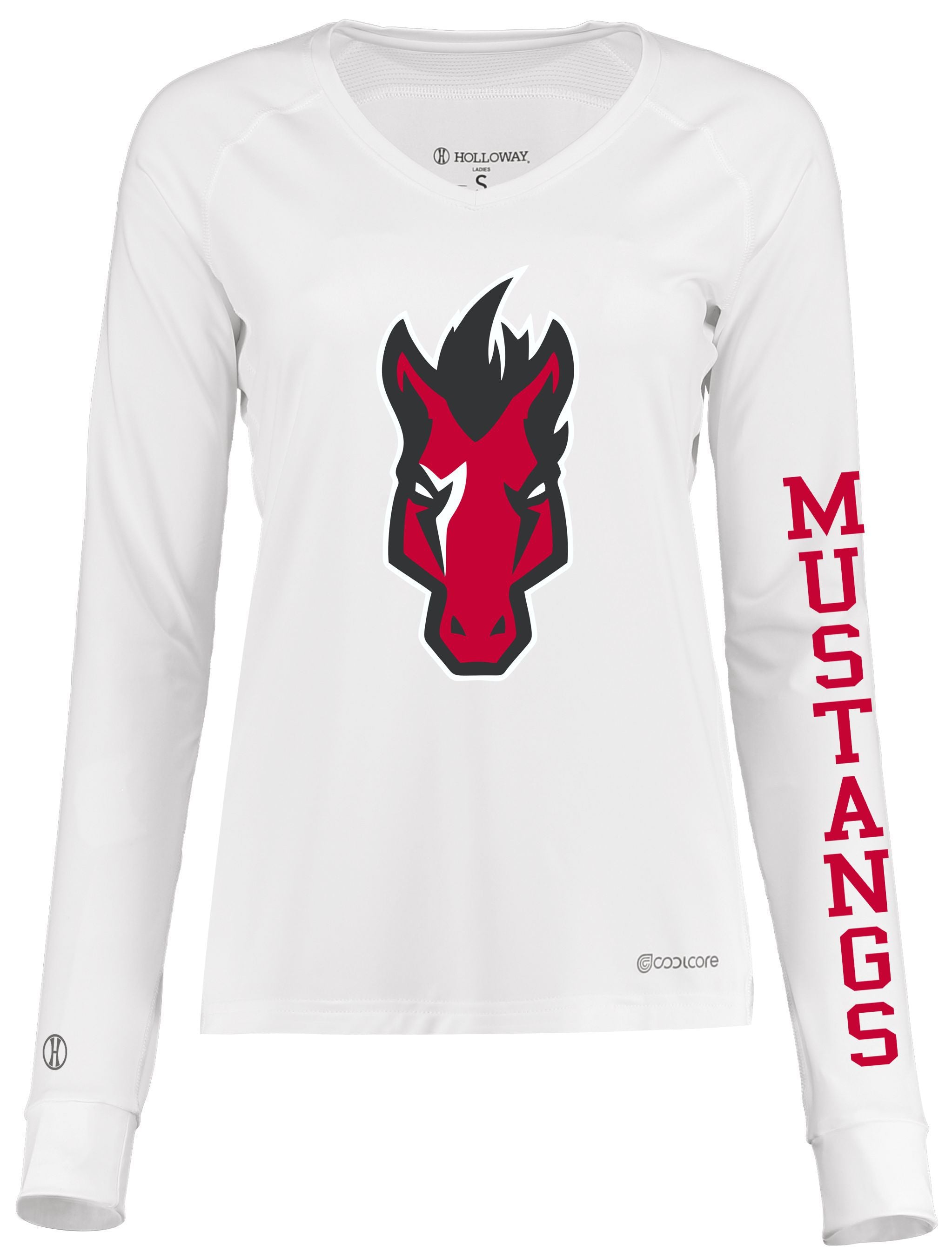 Mustangs Ladies Electrify CoolCore Long Sleeve