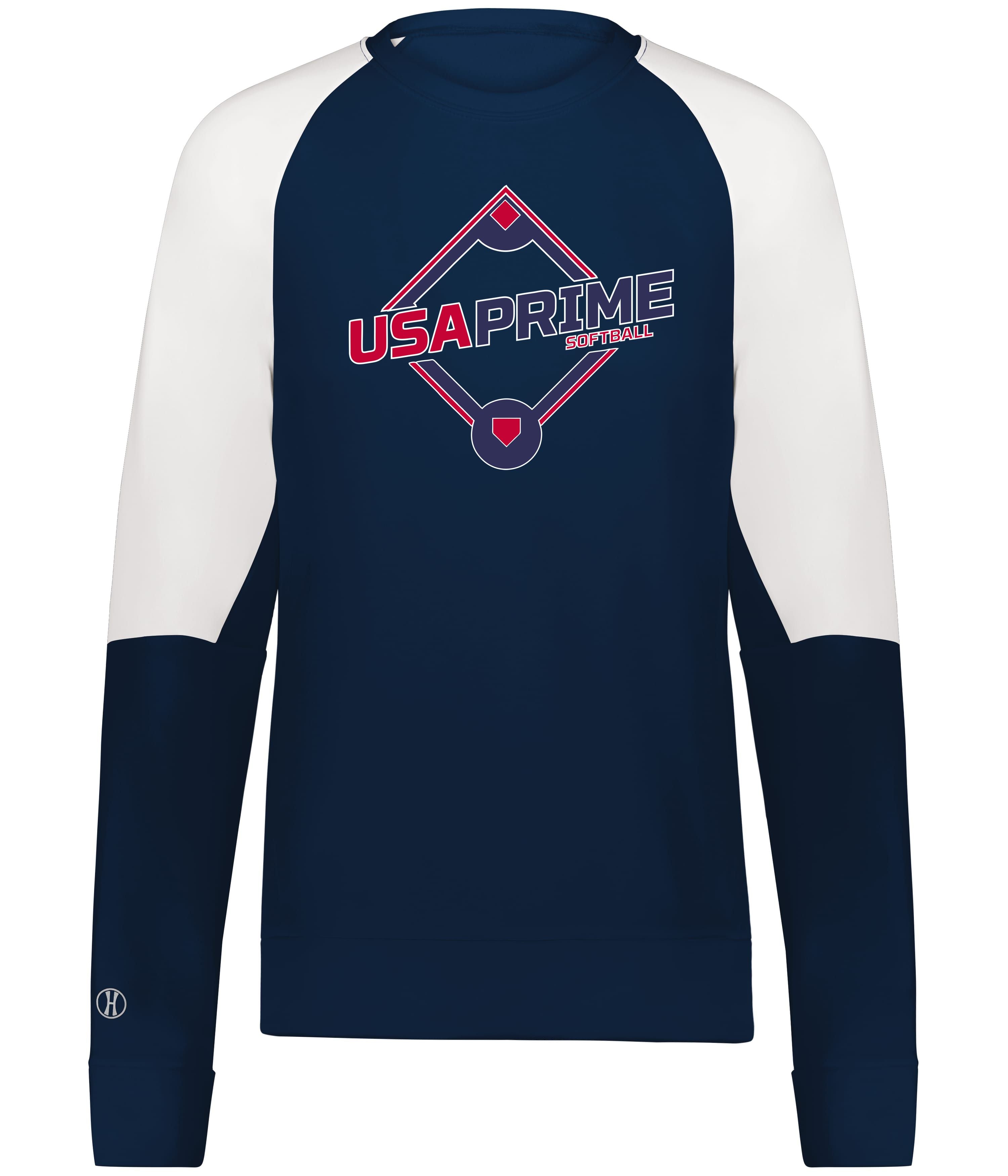 USA Prime Softball Momentum Fleece Crew