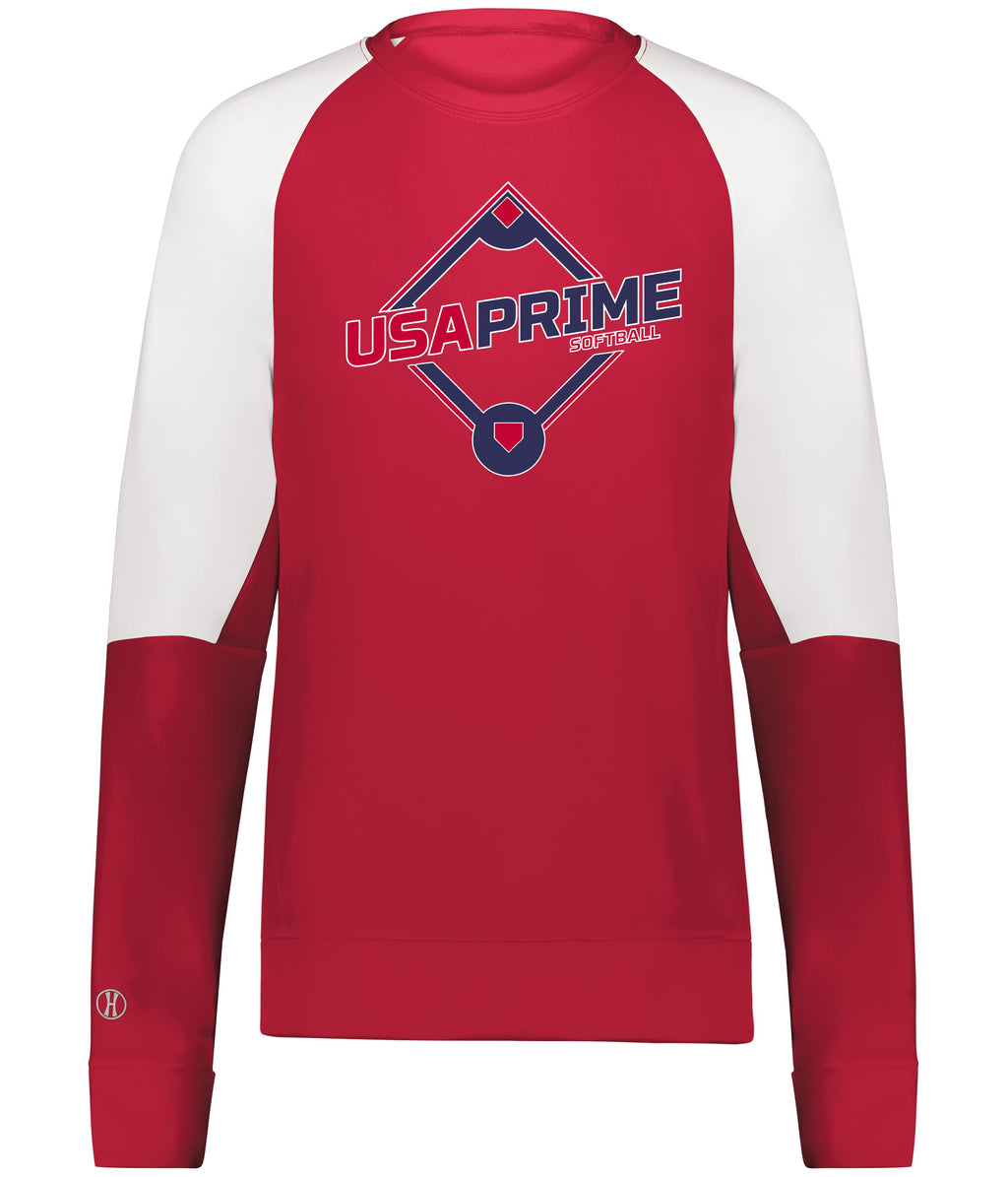 USA Prime Softball Momentum Fleece Crew