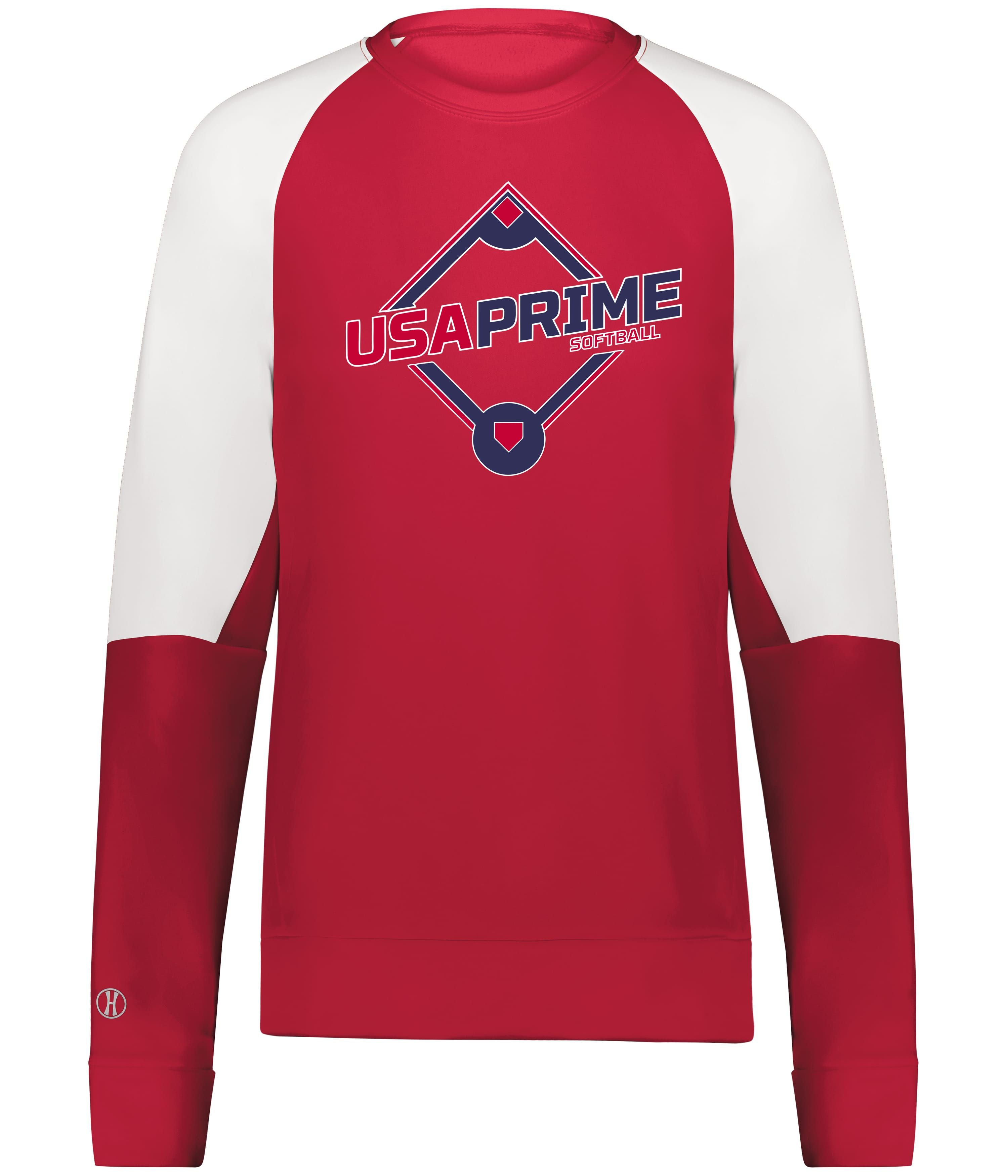 USA Prime Softball Momentum Fleece Crew