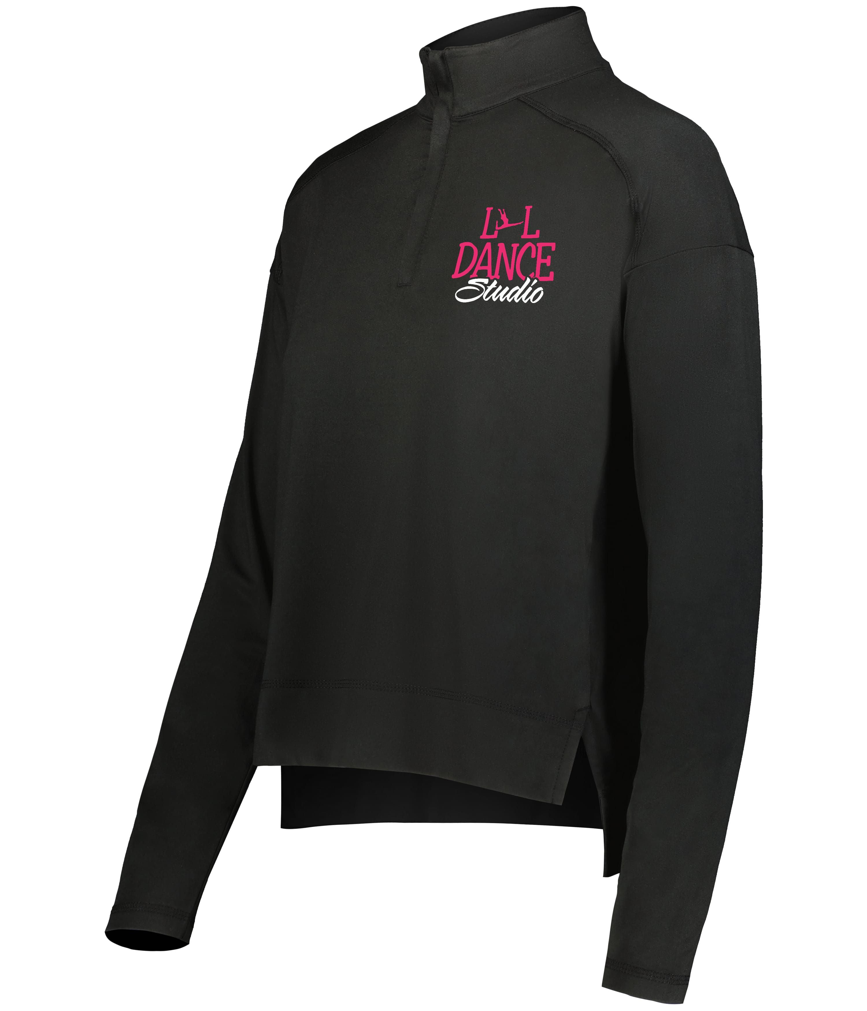 L&L Dance Studio Ladies Embroidered Ventura 1/4 Zip Pullover