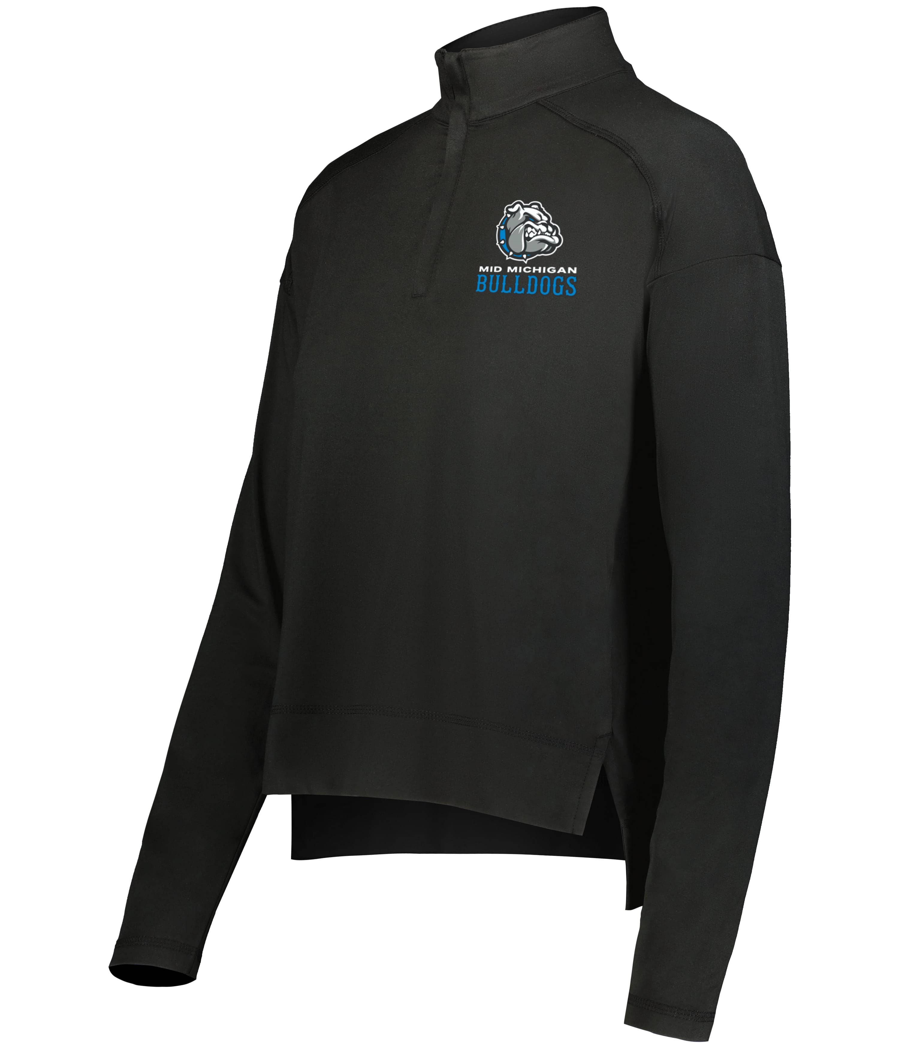 Mid Michigan Bulldogs Ladies Embroidered Ventura 1/4 Zip Pullover
