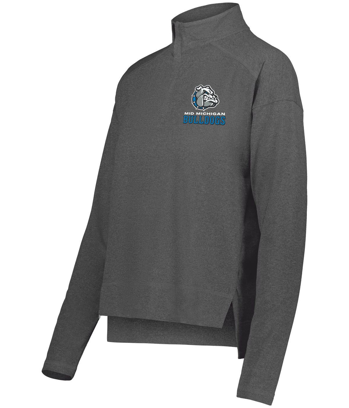 Mid Michigan Bulldogs Ladies Embroidered Ventura 1/4 Zip Pullover