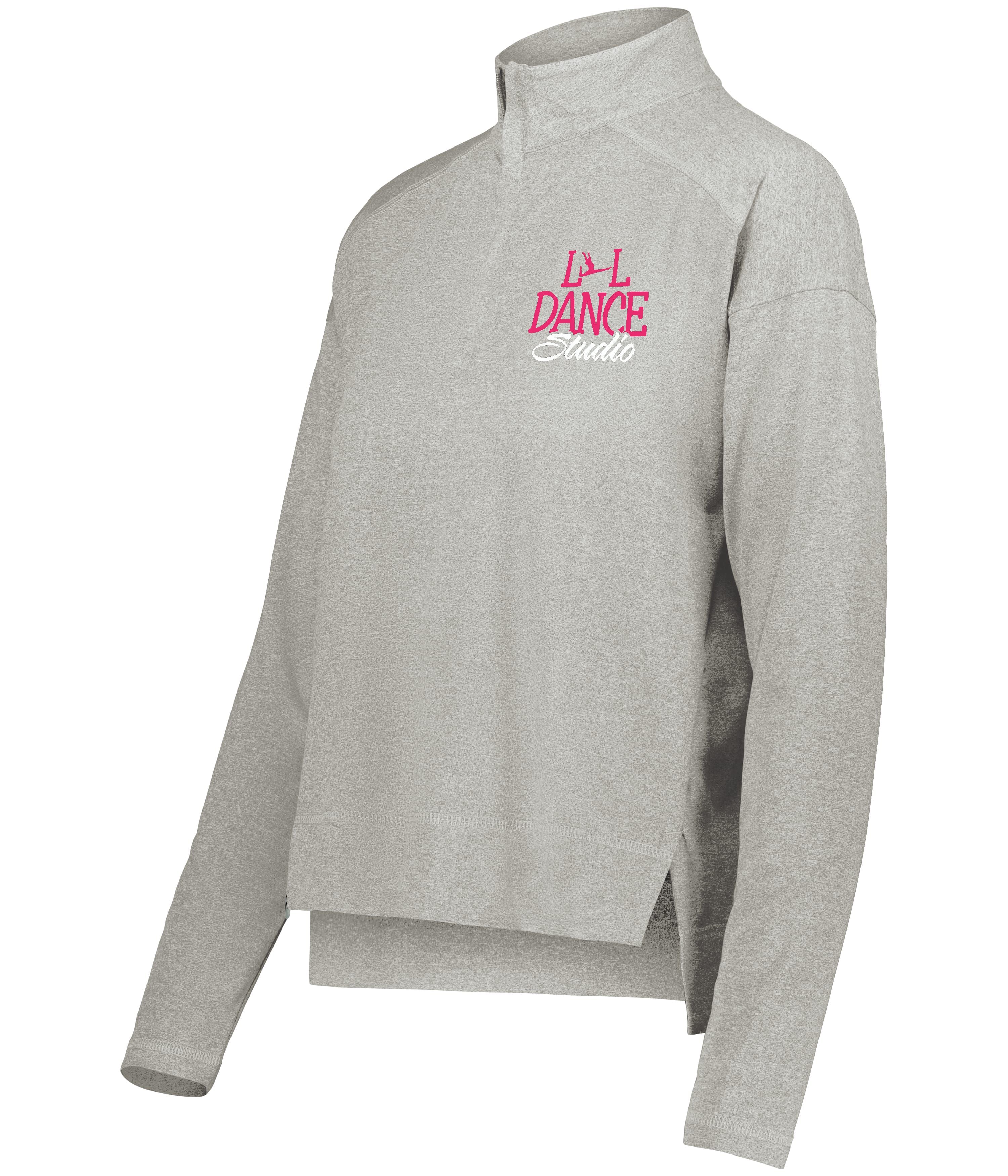 L&L Dance Studio Ladies Embroidered Ventura 1/4 Zip Pullover