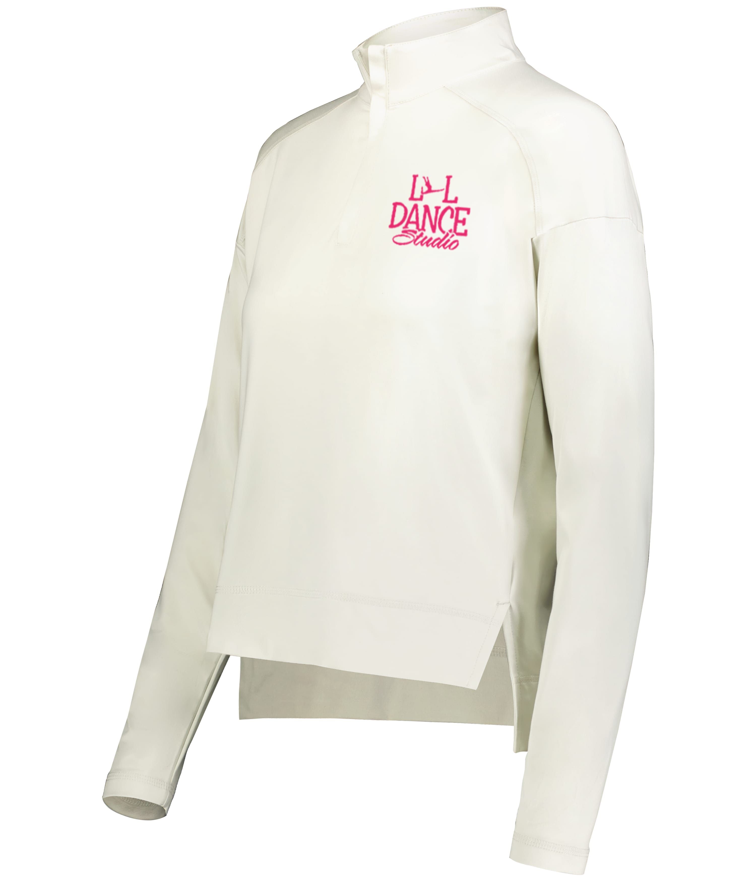 L&L Dance Studio Ladies Embroidered Ventura 1/4 Zip Pullover