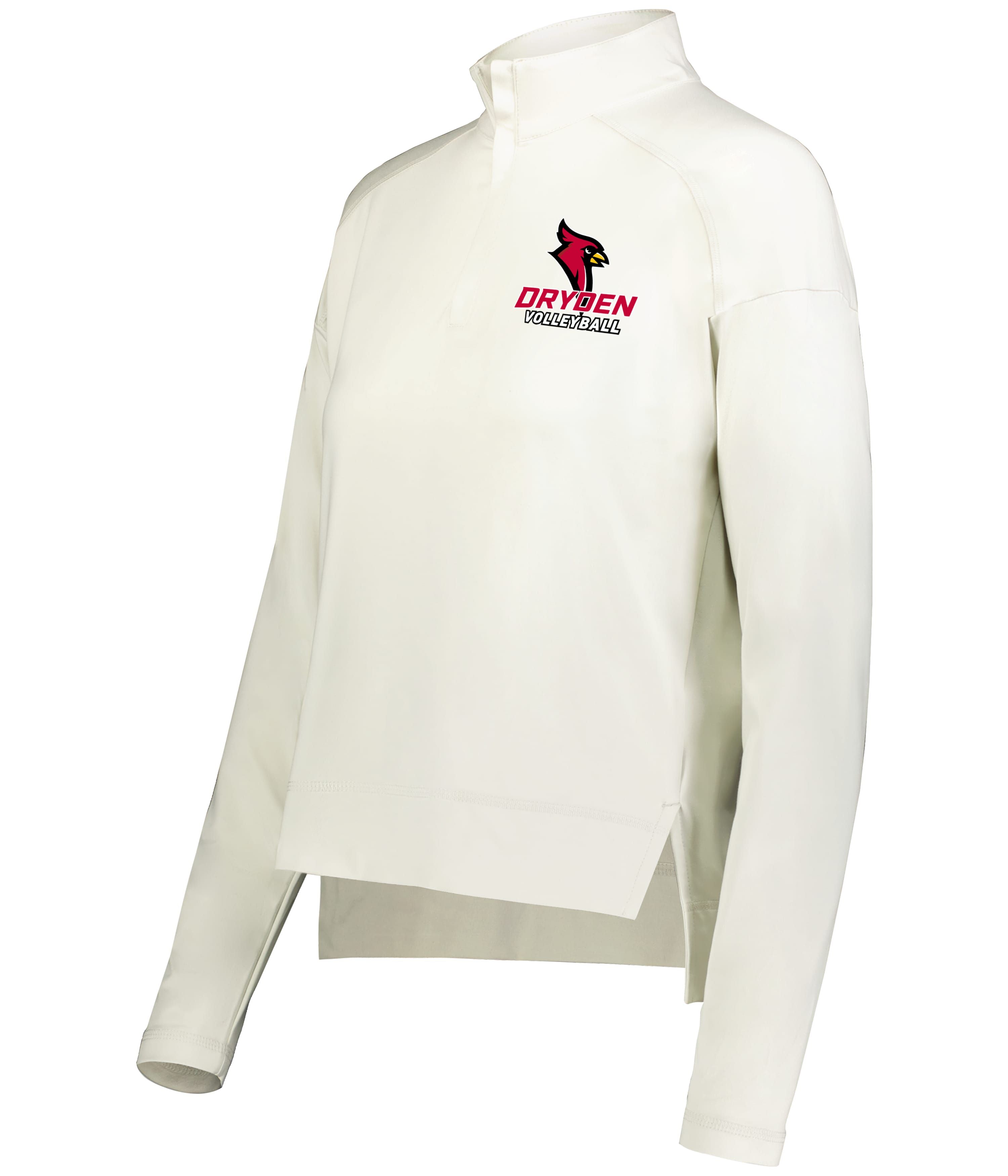 Dryden Volleyball Ladies Embroidered Ventura 1/4 Zip Pullover