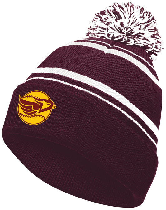 Cards Fastpitch 2 Color Stripe Beanie