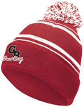 Grand Blanc Bowling 2 Color Stripe Beanie