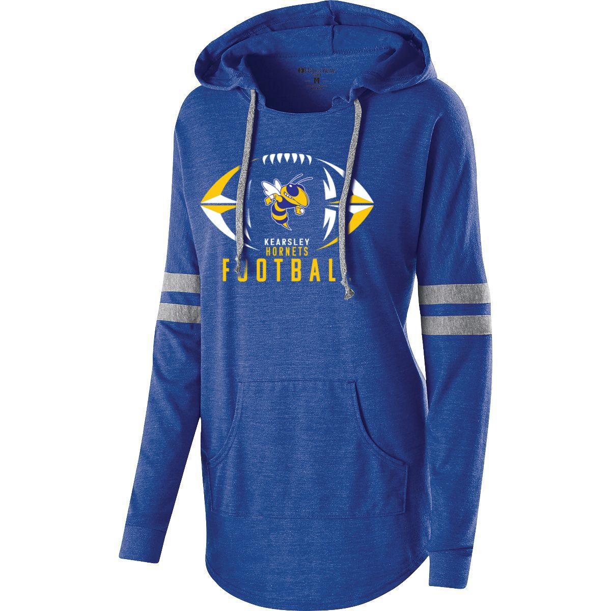 Kearsley Football Ladies Hooded Low Key Pullover