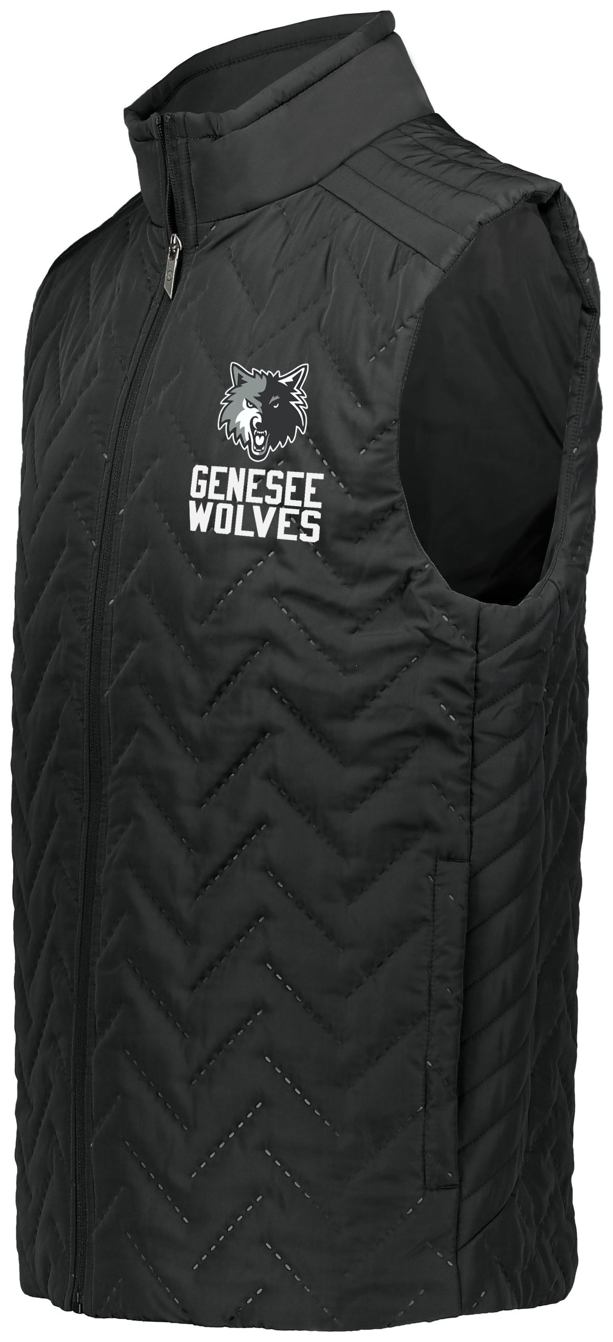 Genesee Wolves Genesee Wolves Repreve Vest – K&C's Special T's & Cool Beans Graphics