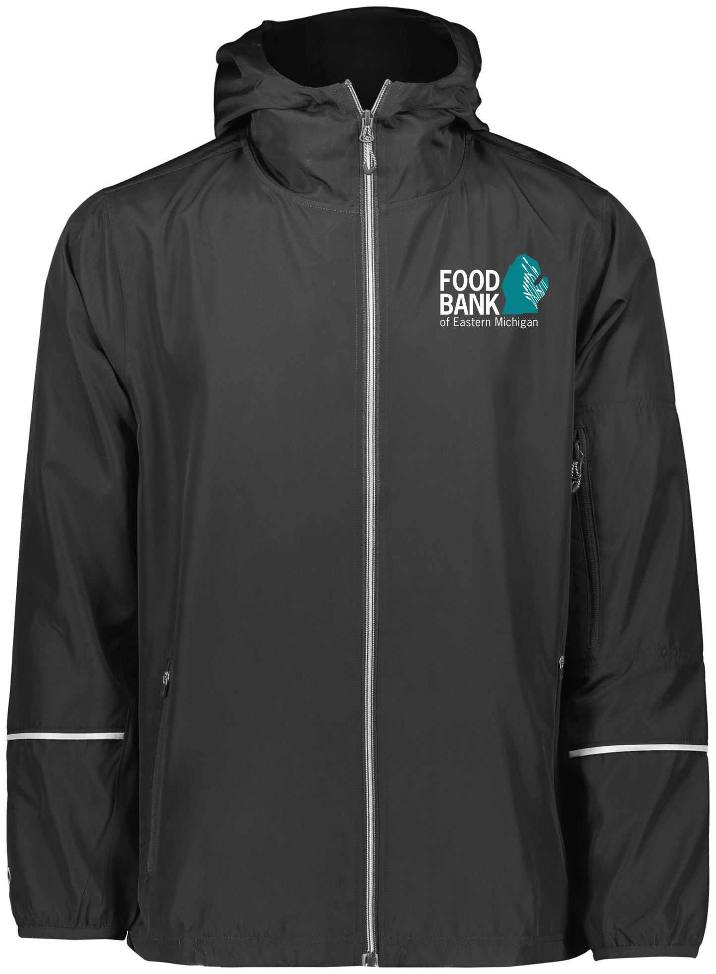 Food Bank of Eastern Michigan Packable Full Zip Jacket