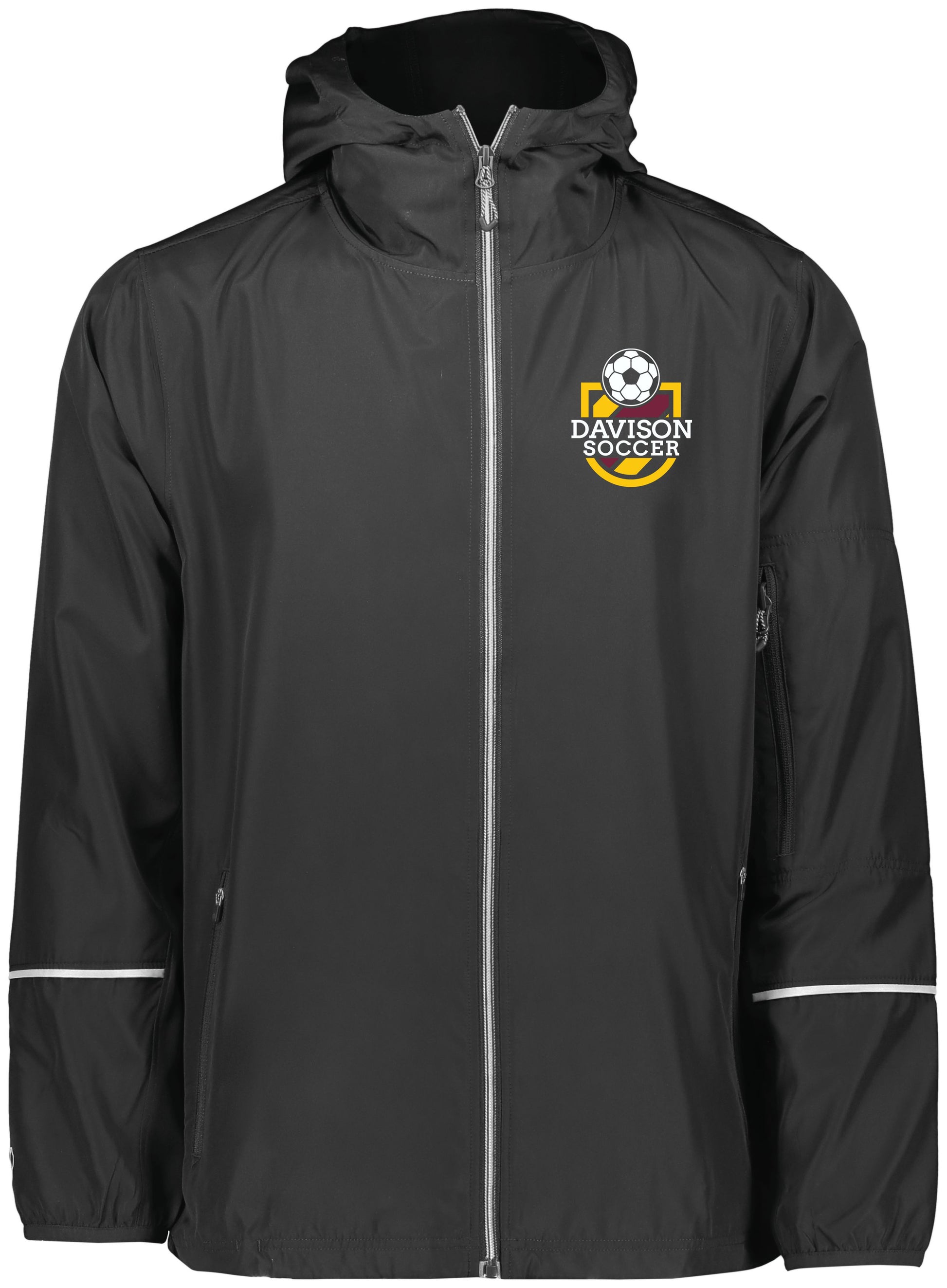 Davison Soccer Packable Full Zip Jacket