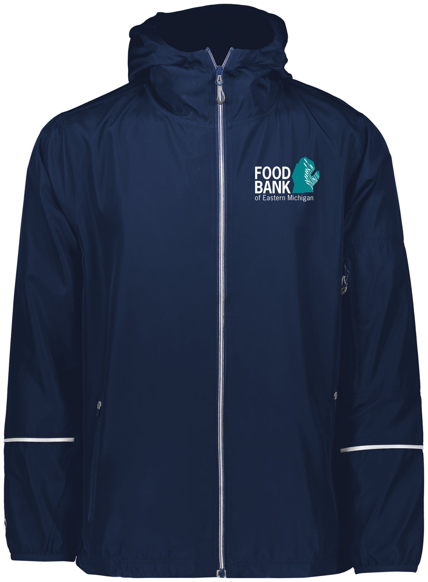 Food Bank of Eastern Michigan Packable Full Zip Jacket