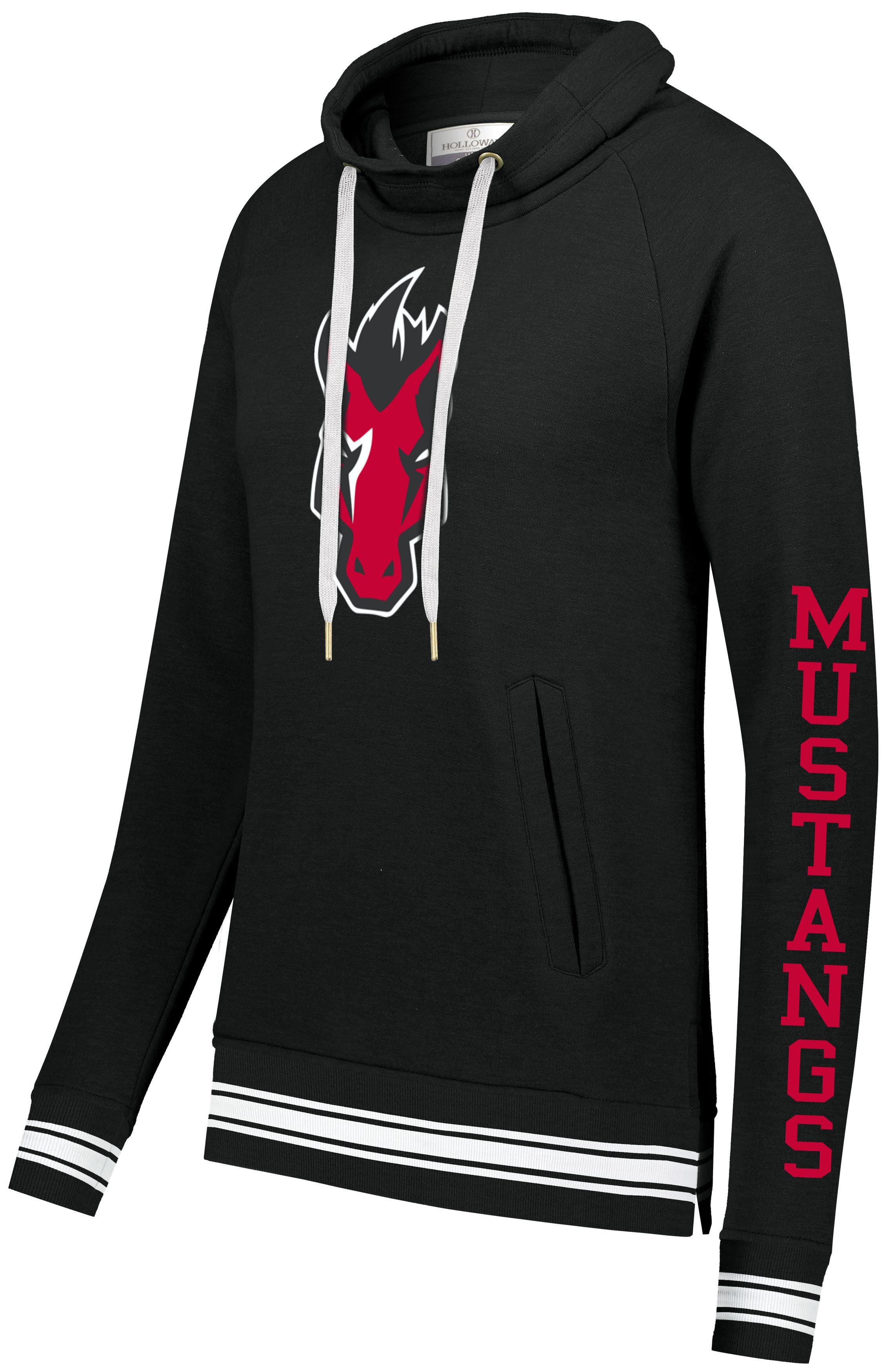Mustangs Ladies Ivy Funnel Neck Sweatshirt