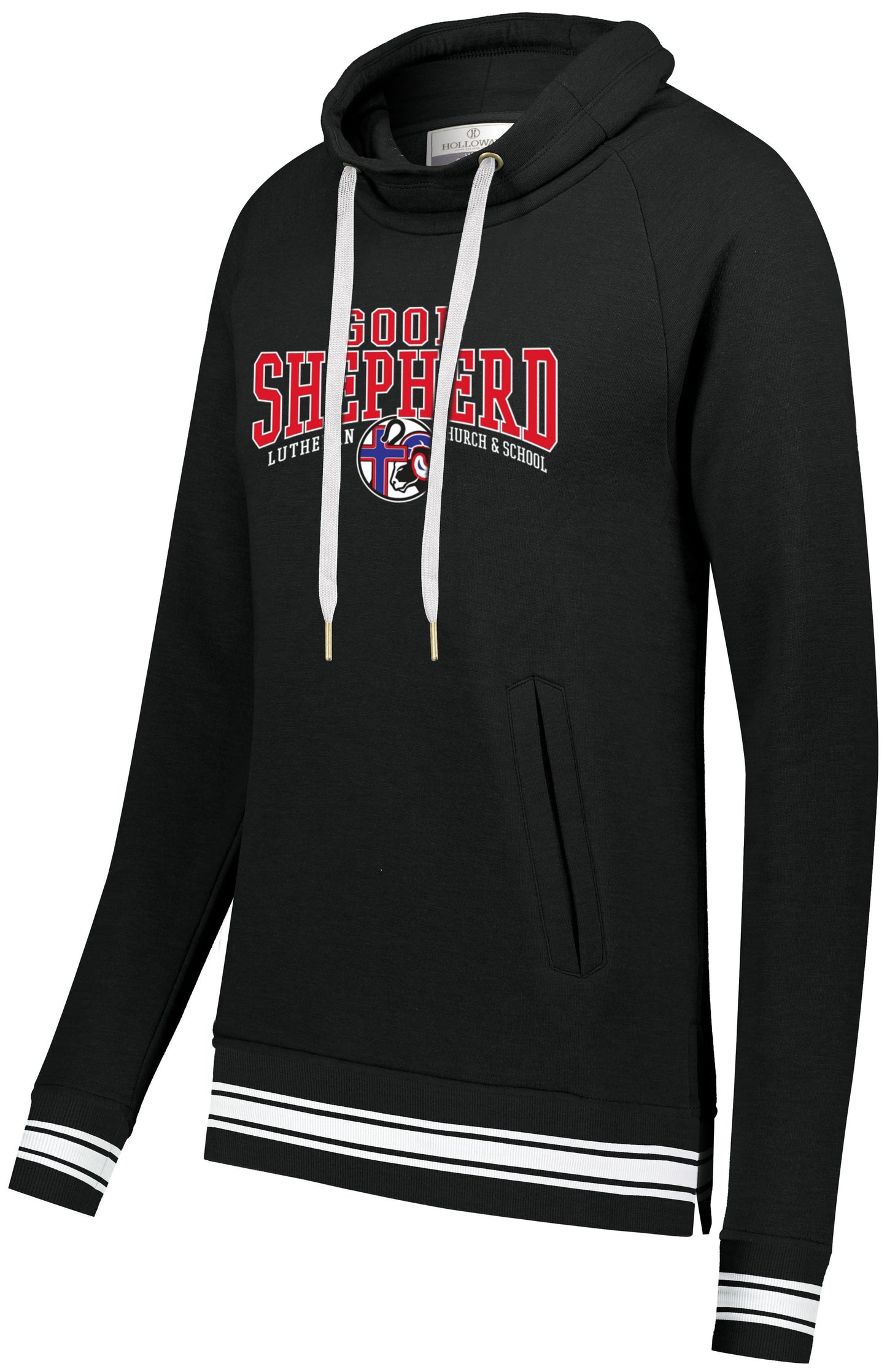 Good Shepherd Ladies Ivy Funnel Neck Sweatshirt