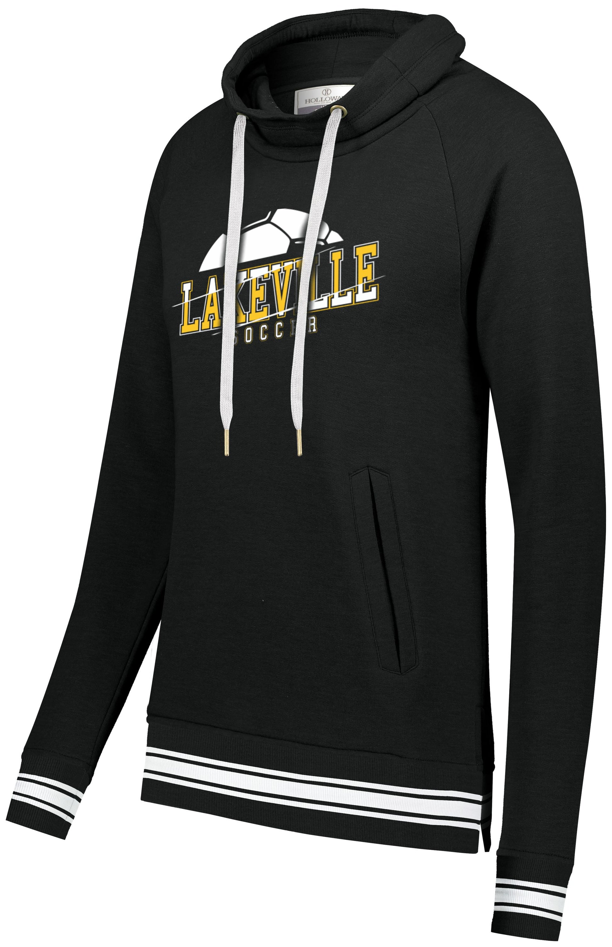 Lakeville Soccer Ladies Ivy Funnel Neck Sweatshirt