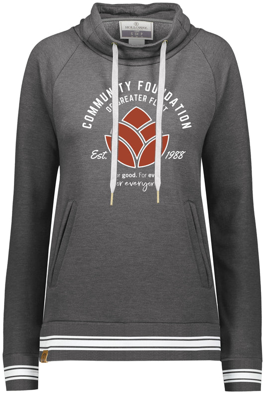 Community Foundation of Greater Flint Ivy Funnel Neck Sweatshirt