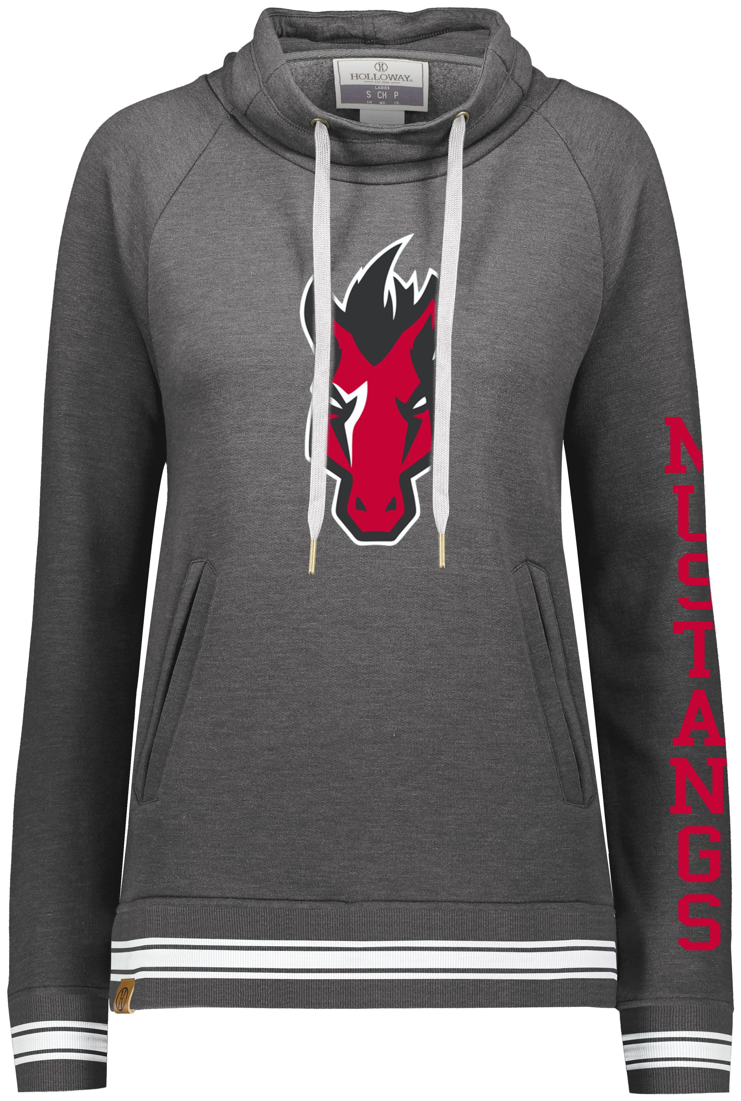 Mustangs Ladies Ivy Funnel Neck Sweatshirt