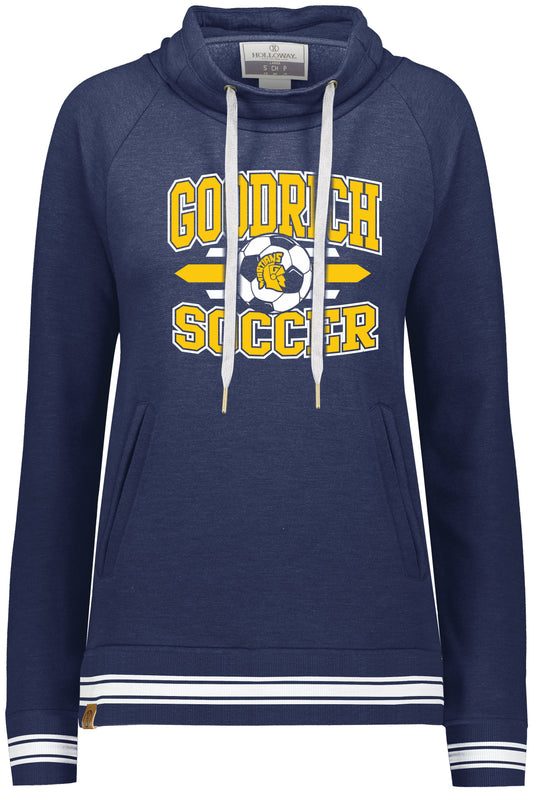 Goodrich Soccer Ladies Ivy Funnel Neck Sweatshirt