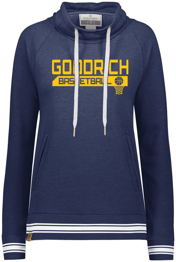 Goodrich Basketball Ladies Ivy Funnel Neck Sweatshirt K C s