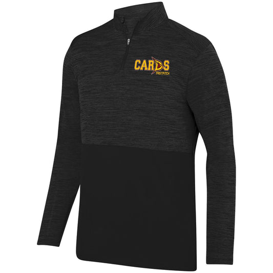 Cards Fastpitch Shadow Tonal 1/4 Zip Pullover