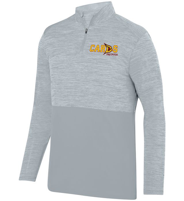 Cards Fastpitch Shadow Tonal 1/4 Zip Pullover