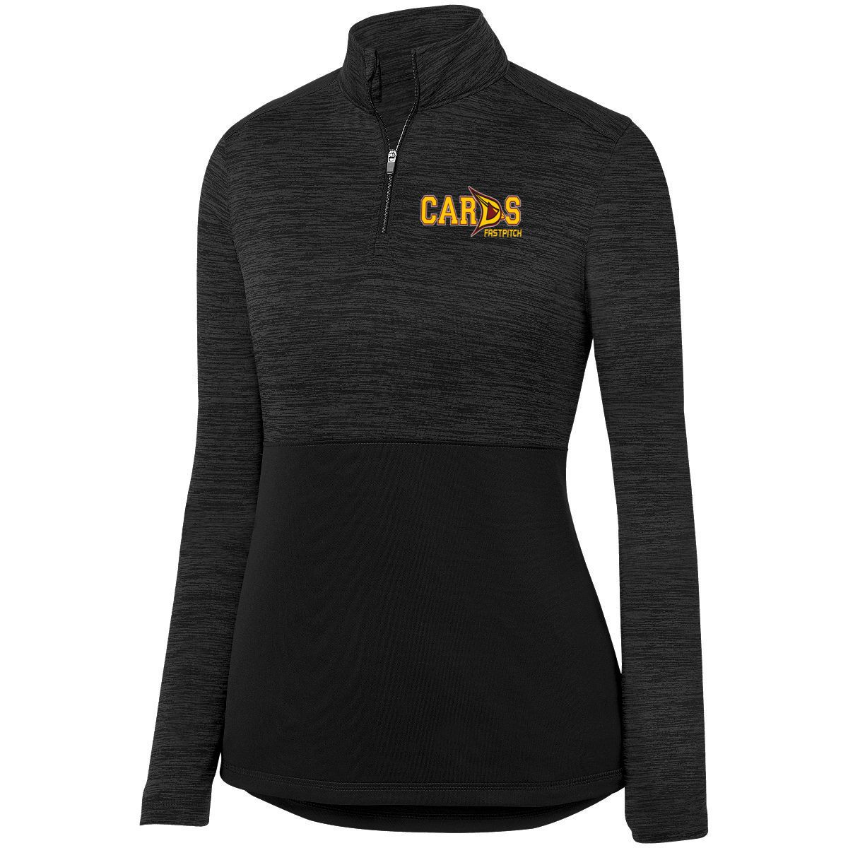 Cards Fastpitch Shadow Tonal 1/4 Zip Pullover