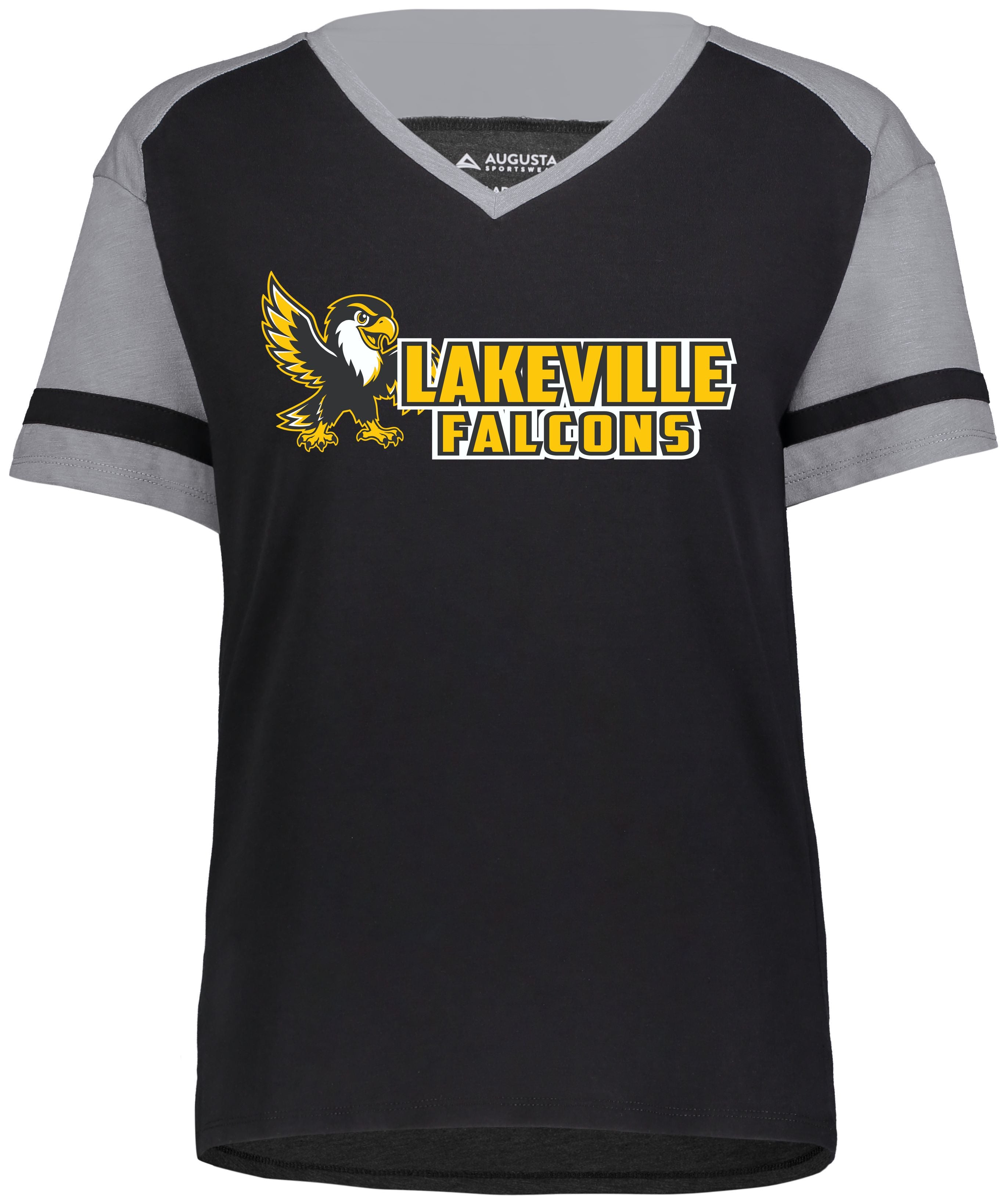 Lakeville Cartoon Falcons Ladies Fanatics Tee