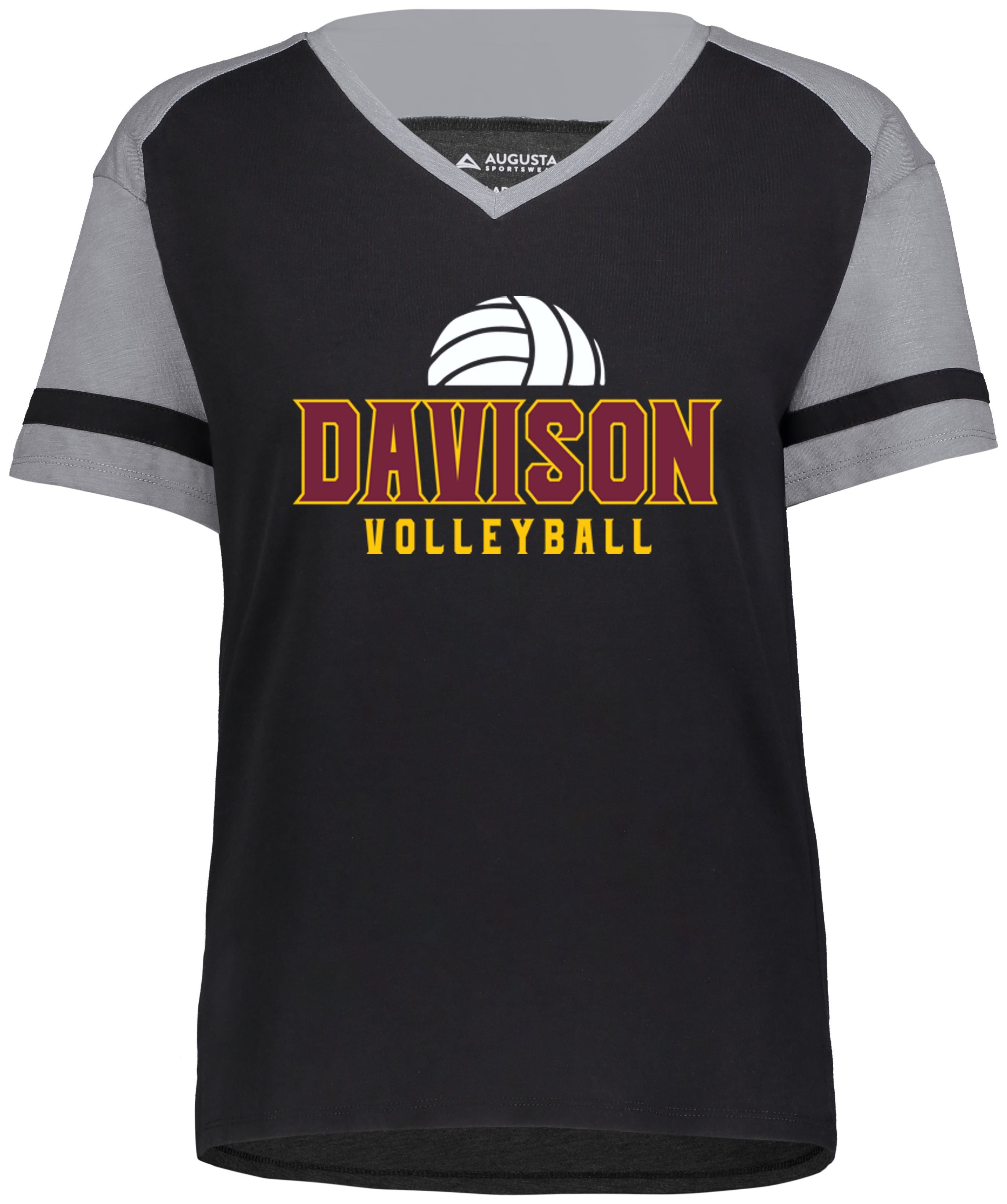 Davison Volleyball Ladies Fanatics Tee