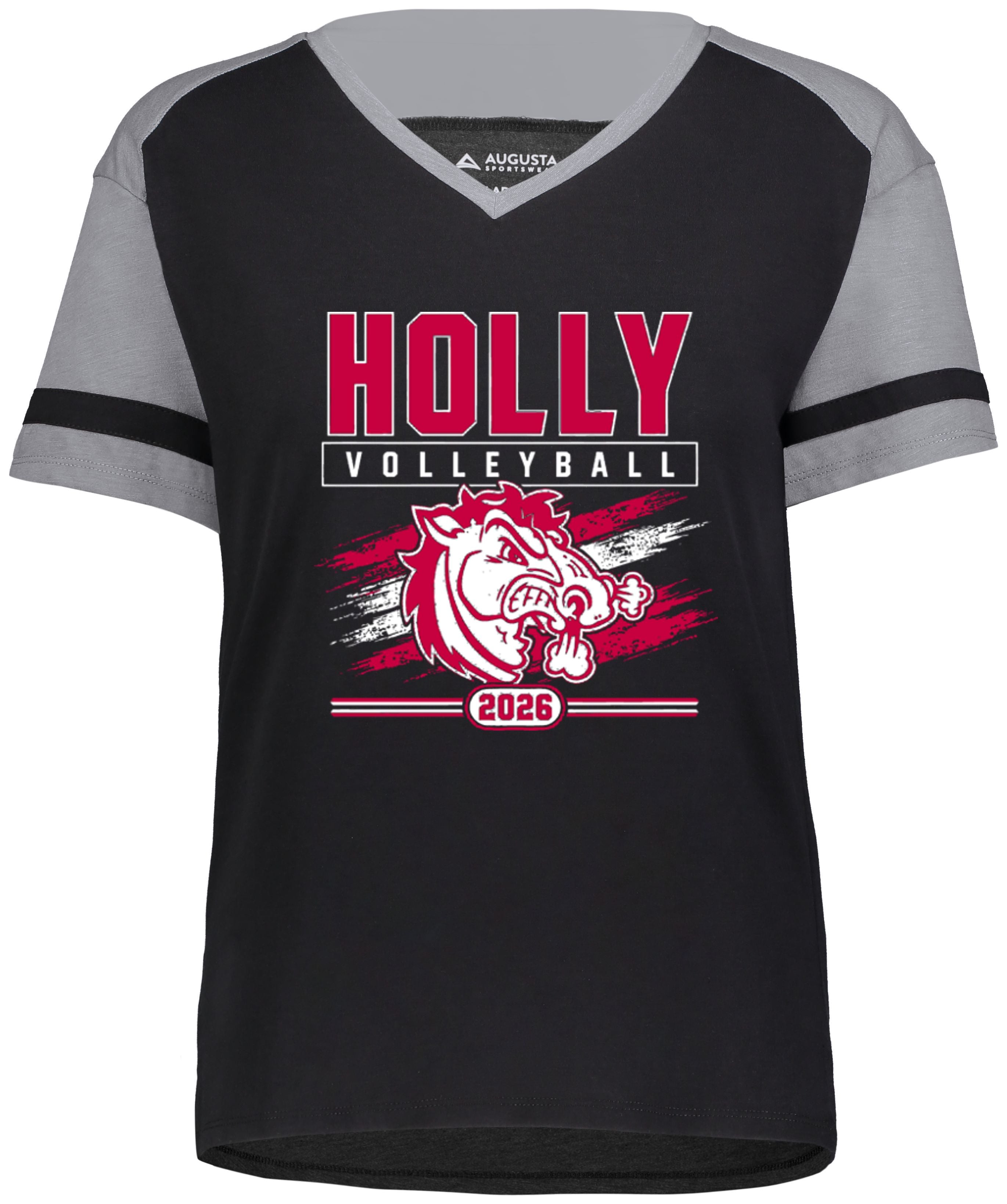 Holly Volleyball Ladies Fanatics Tee