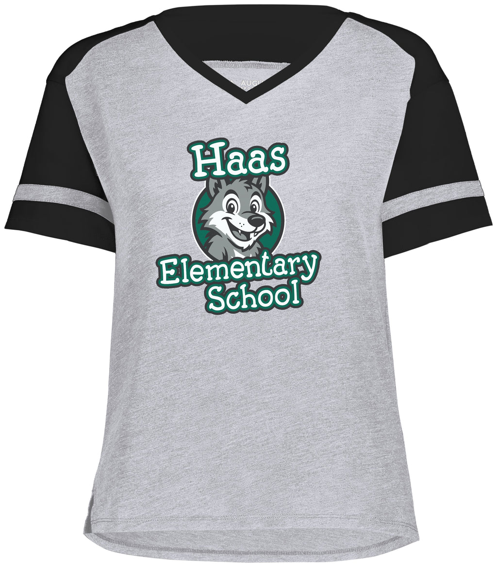 Haas Elementary Ladies Fanatics Tee