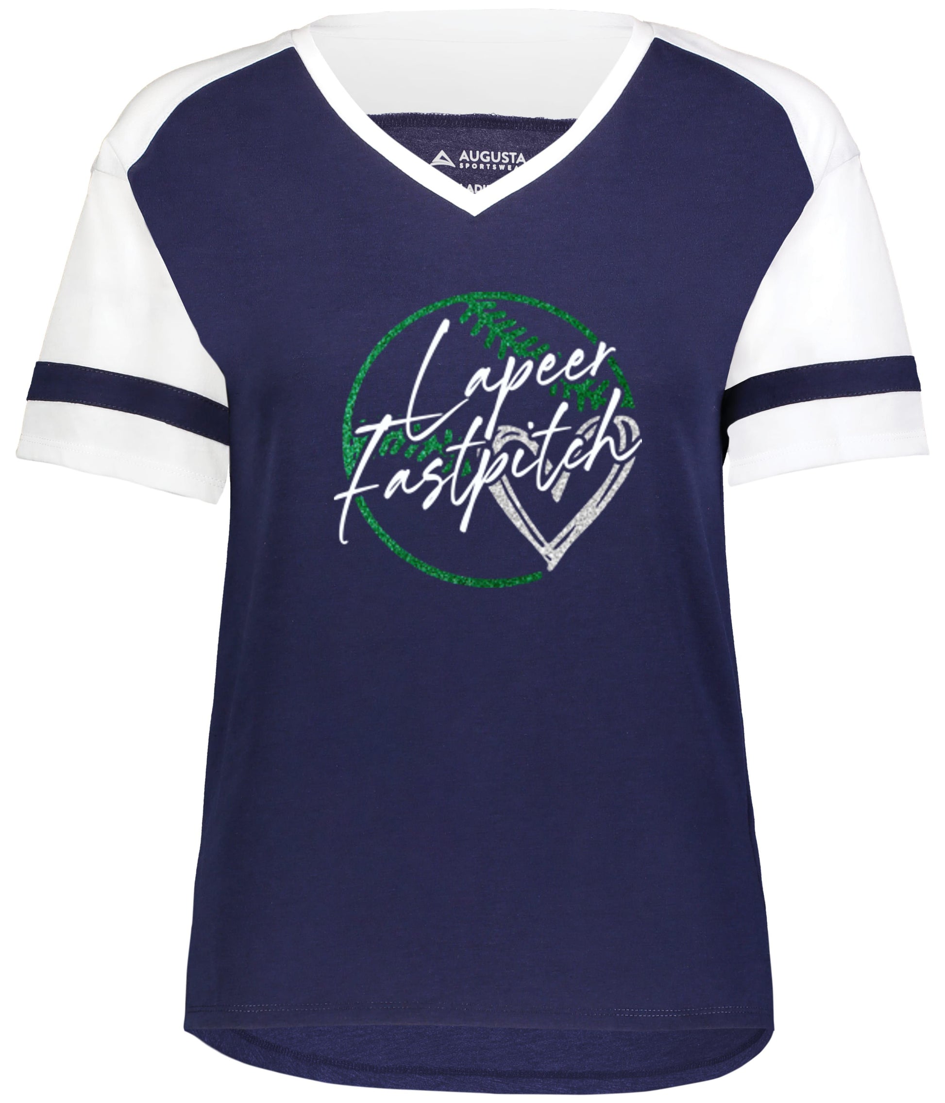 Lapeer Fastpitch Glitter Fanatics Tee